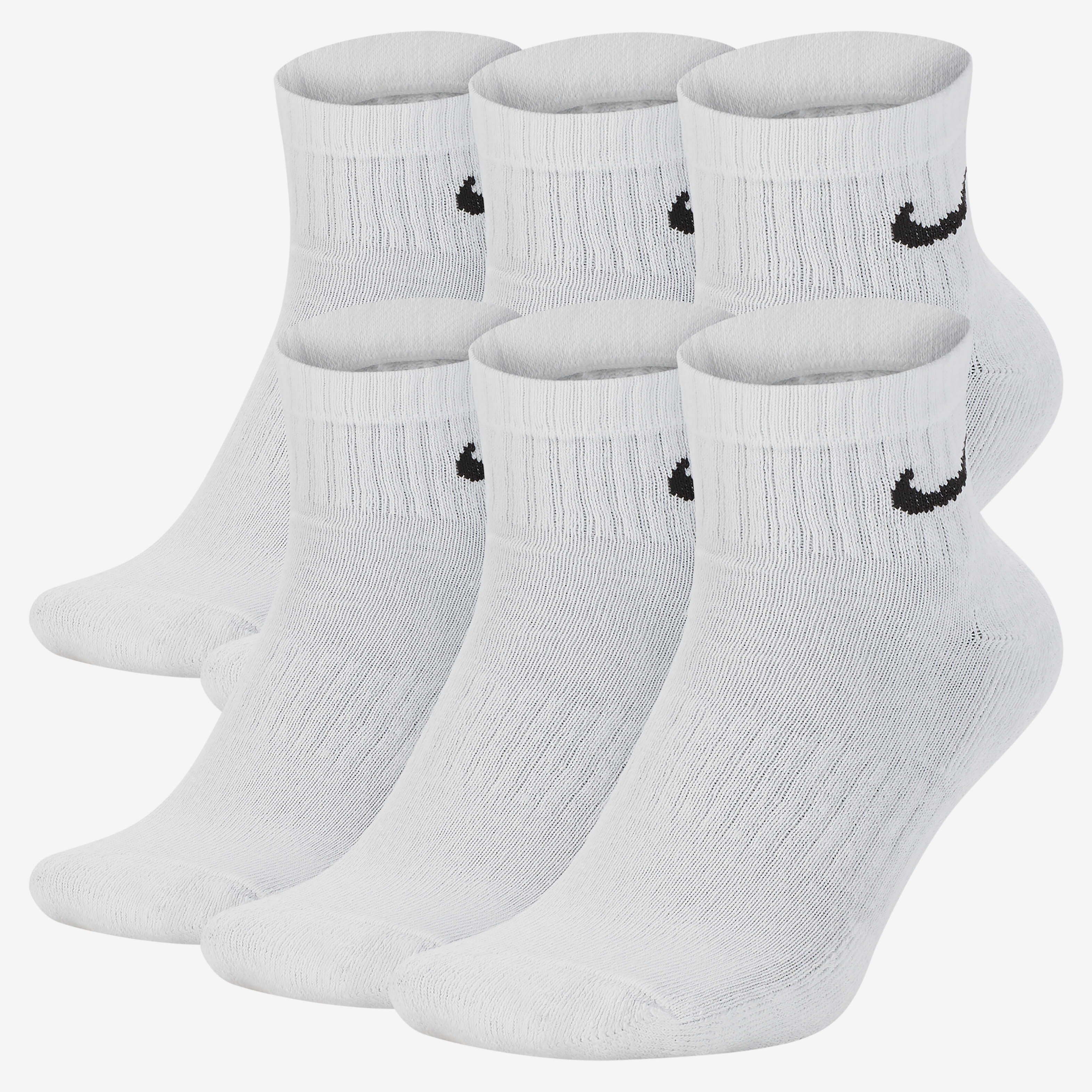 Buy Nike Everyday Cushioned Training Ankle Socks 6 Pairs Nike Kuwait Official