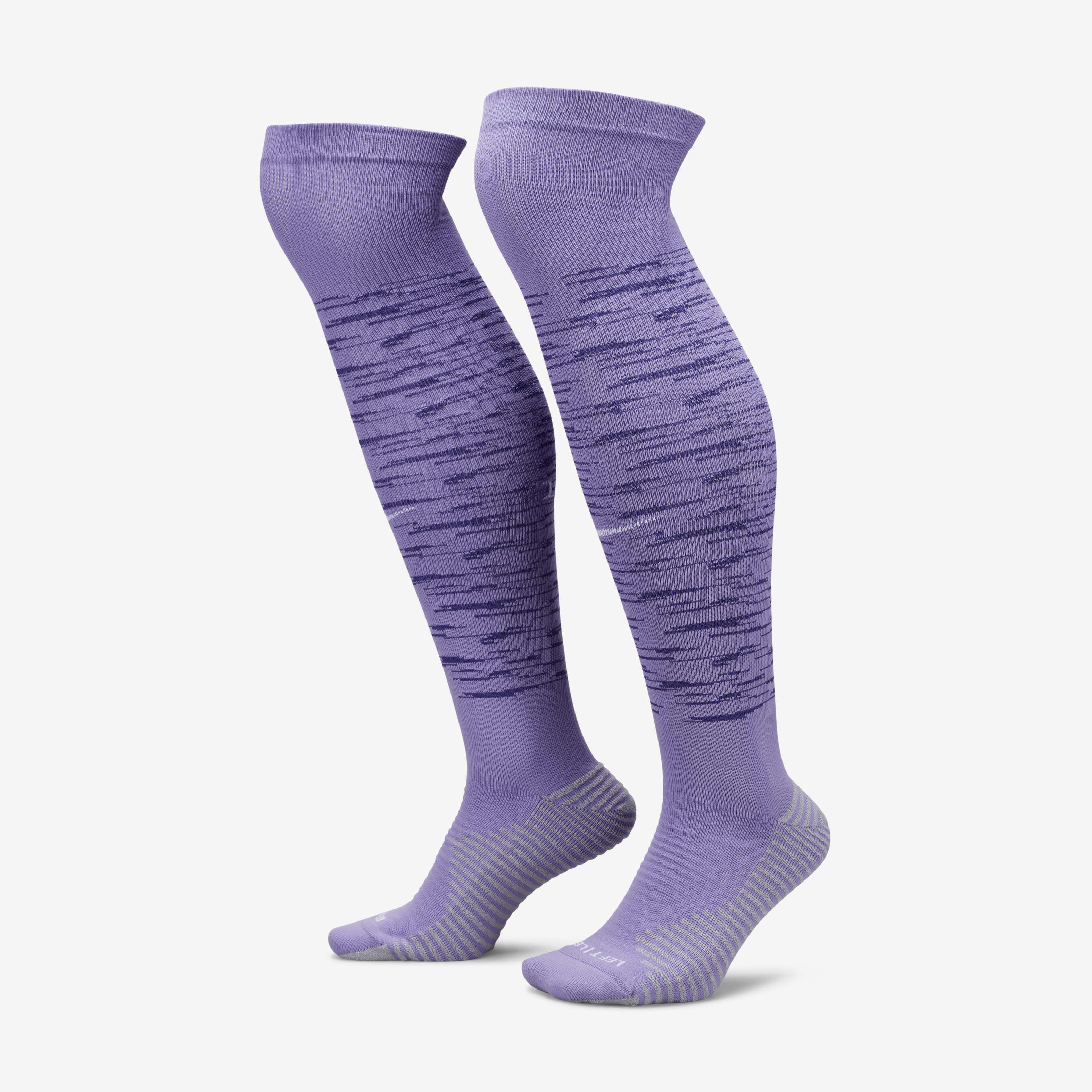 Purple nike football socks sales