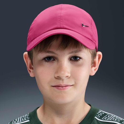 Accessories & Equipment-Nike, Nike Dri-FIT Club, Kids' Unstructured Metal Swoosh Cap