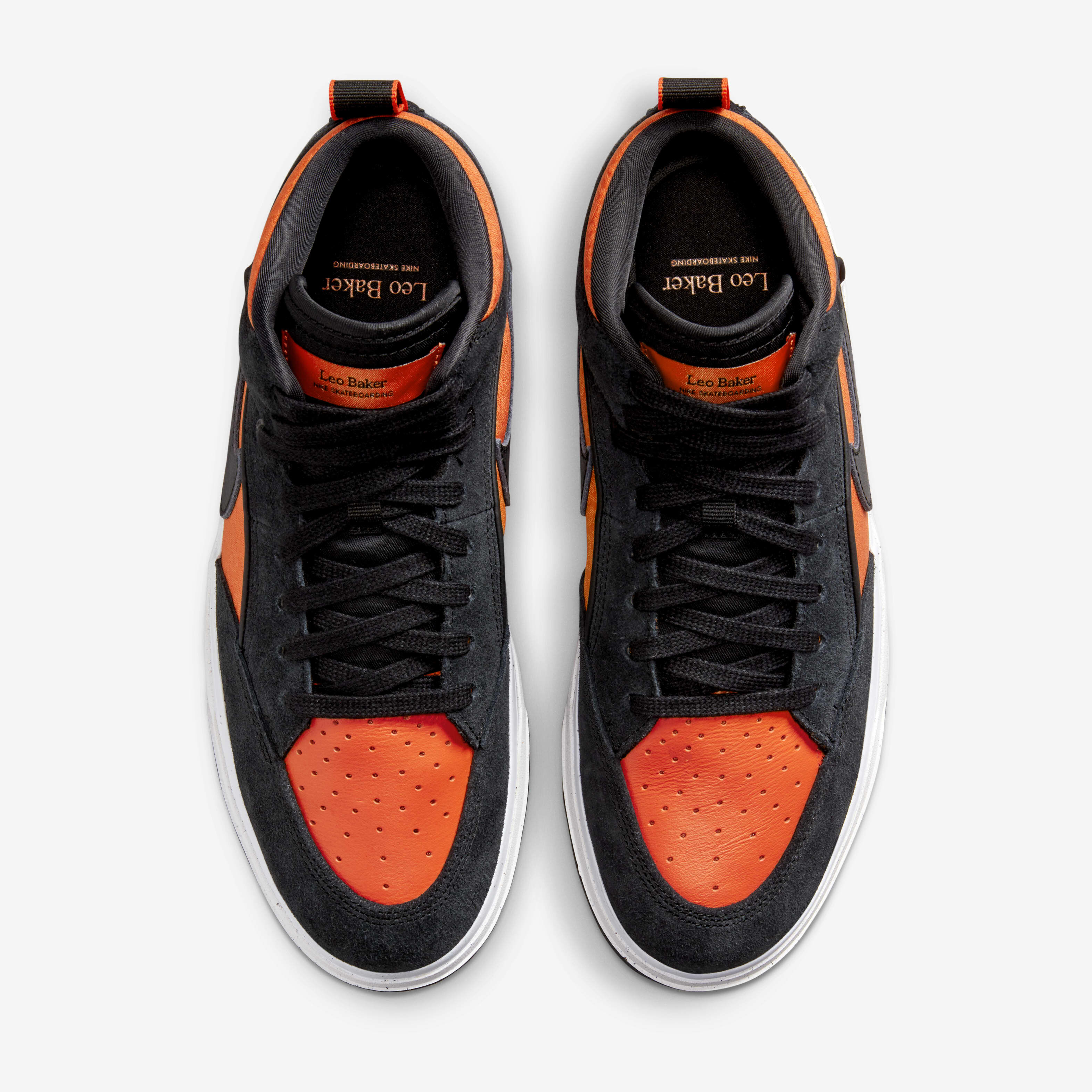 Buy Nike SB React Leo Skate Shoes - Black/Orange/Electro
