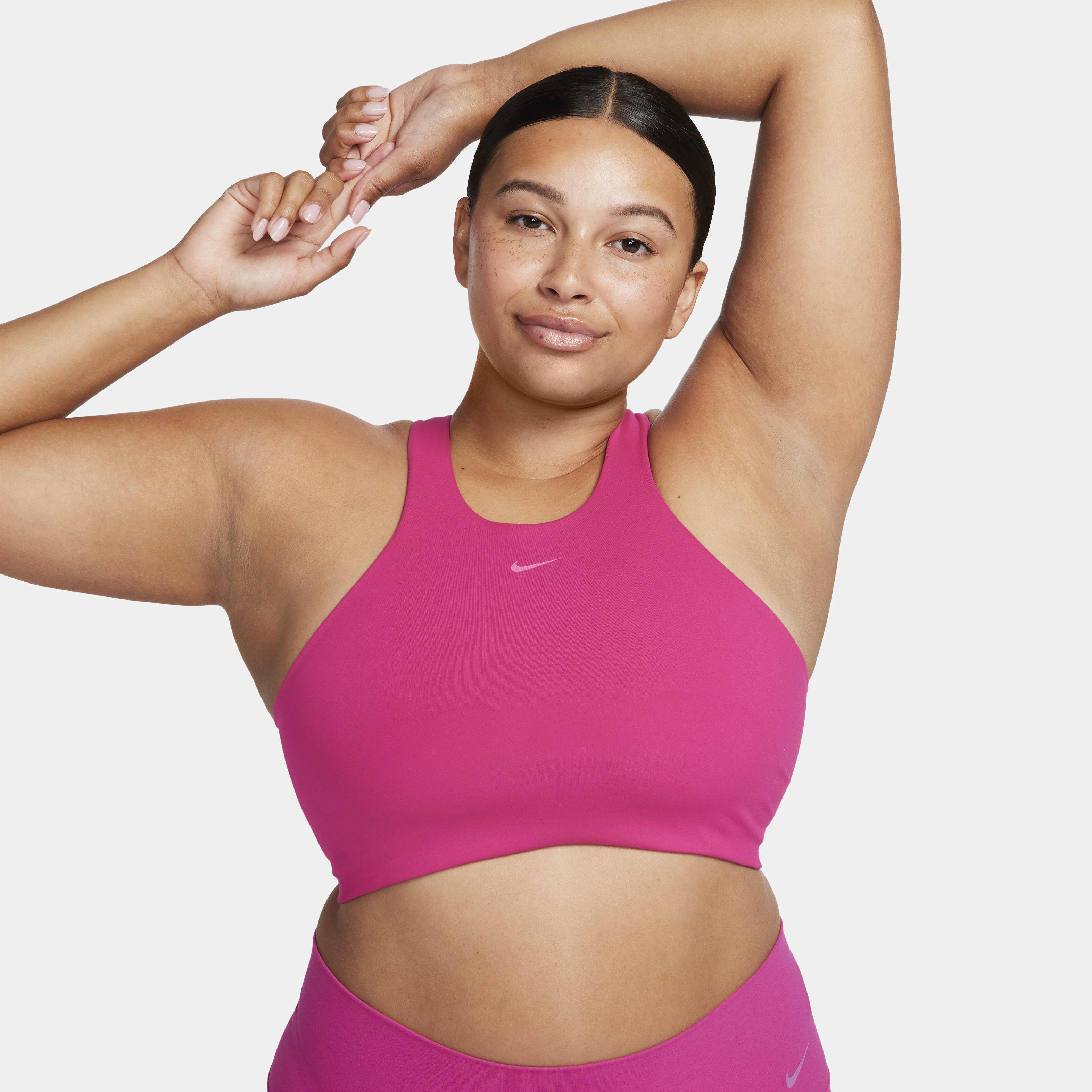 Buy Nike Yoga Alate Curve Women s Medium Support Lightly Lined Sports Bra Nike Kuwait Official