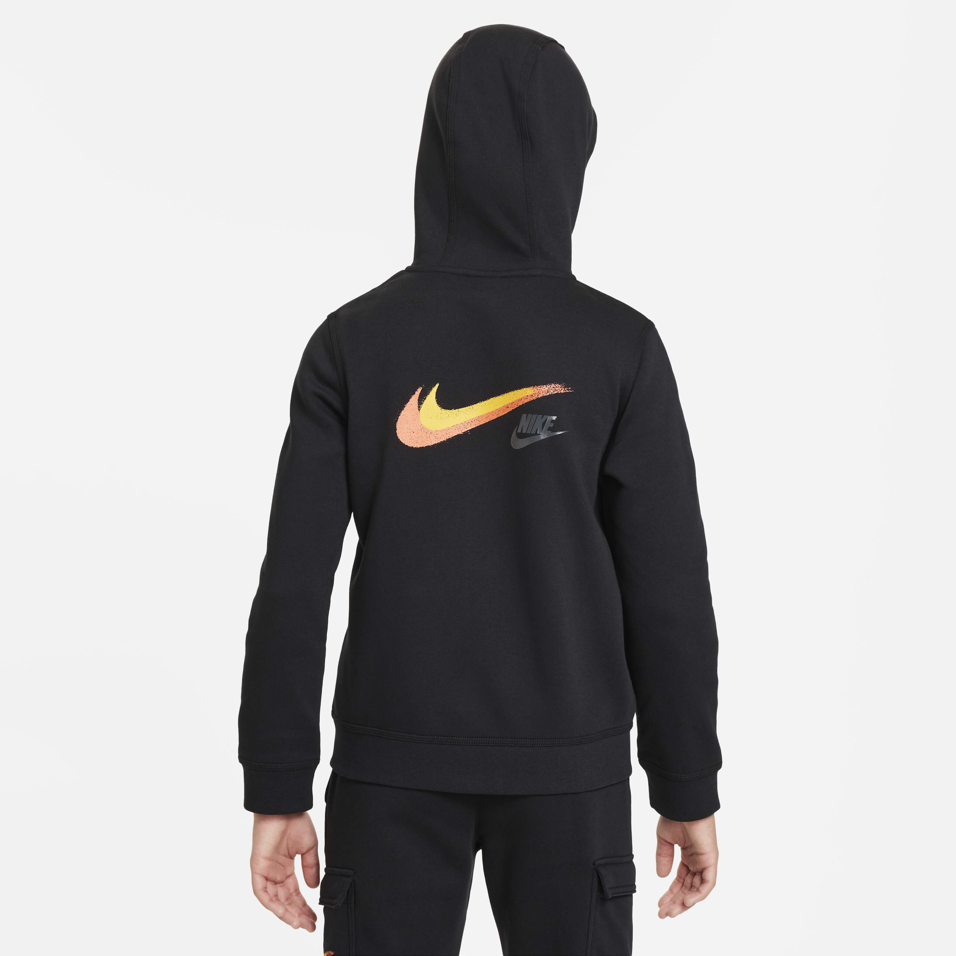 Buy Nike Sportswear Older Kids Boys Fleece Full Zip Graphic Hoodie Nike Kuwait Official