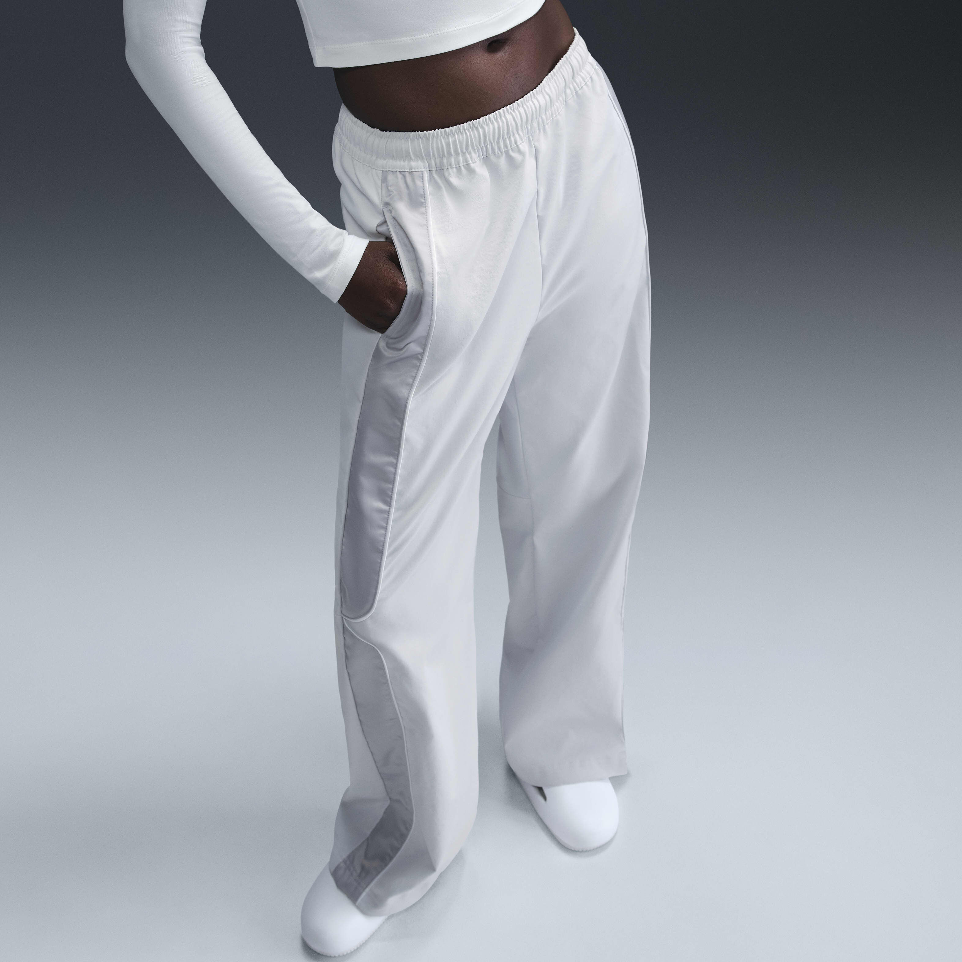 Buy Nike Sportswear Women's Woven Trousers - Photon Dust