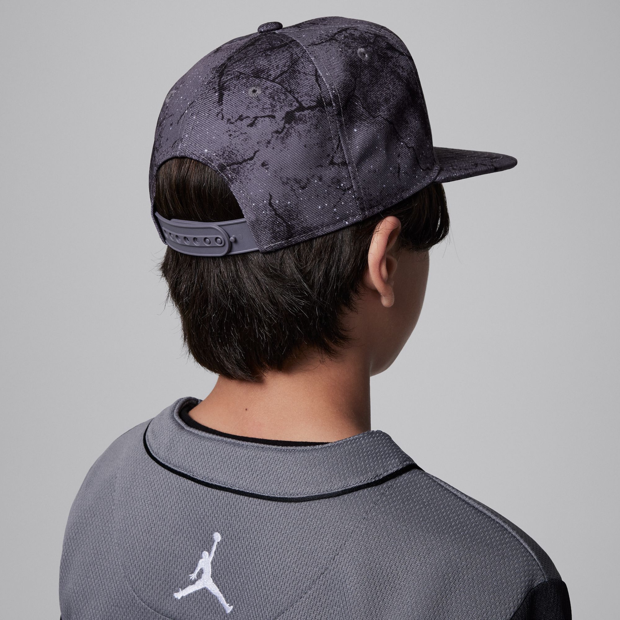 Grey jordan snapback store