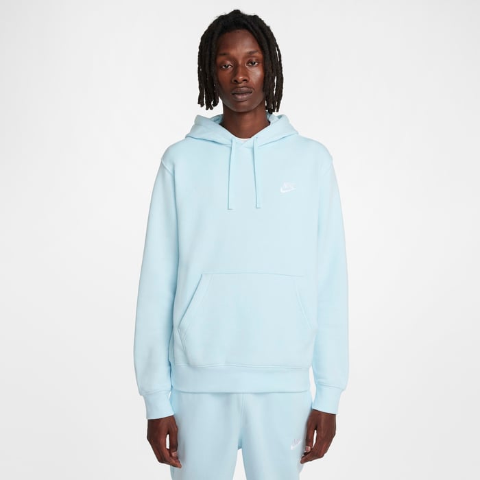 Buy Nike Sportswear Club Fleece Pullover Hoodie Glacier Blue