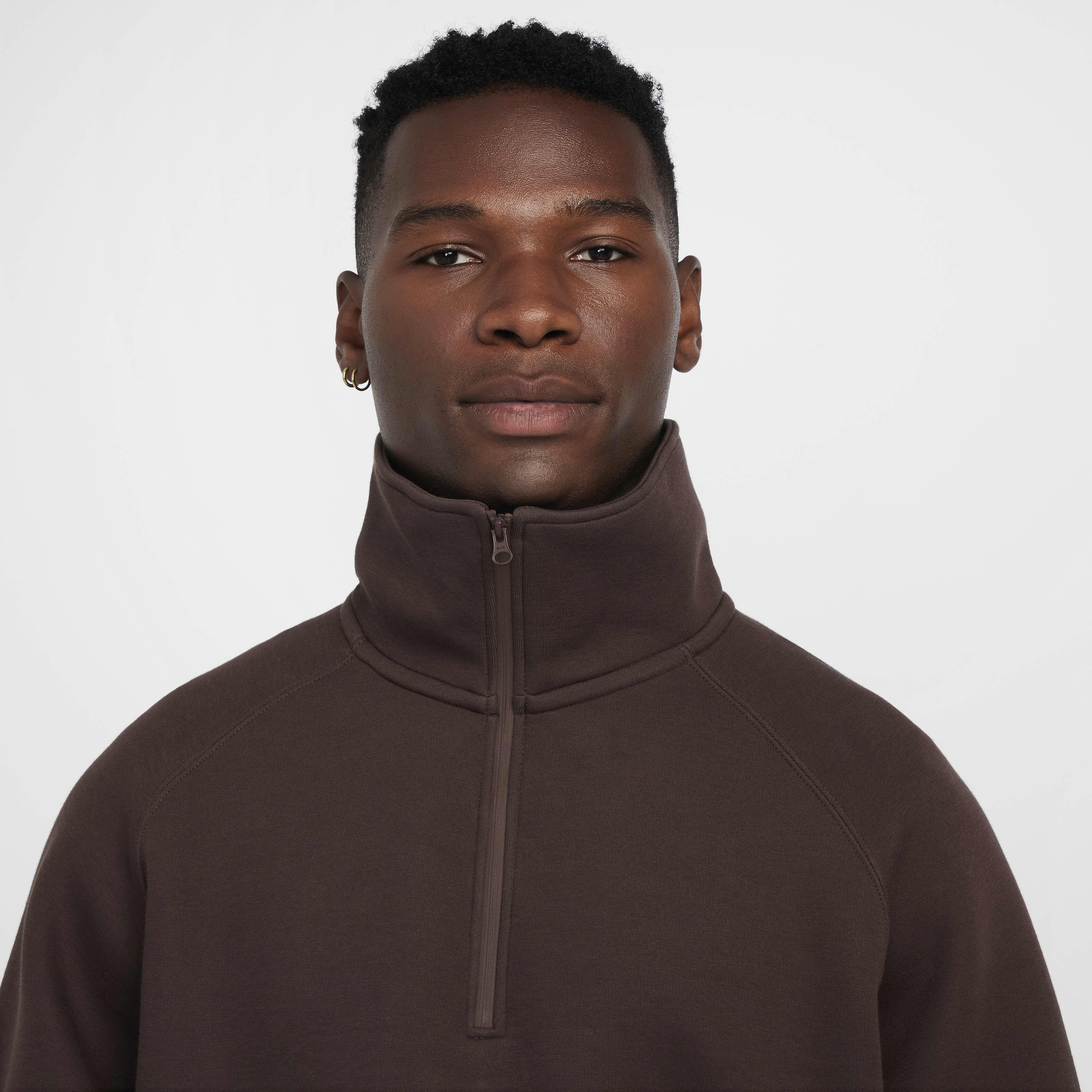 Buy Nike Tech Men's Fleece Half-Zip Top - Baroque Brown