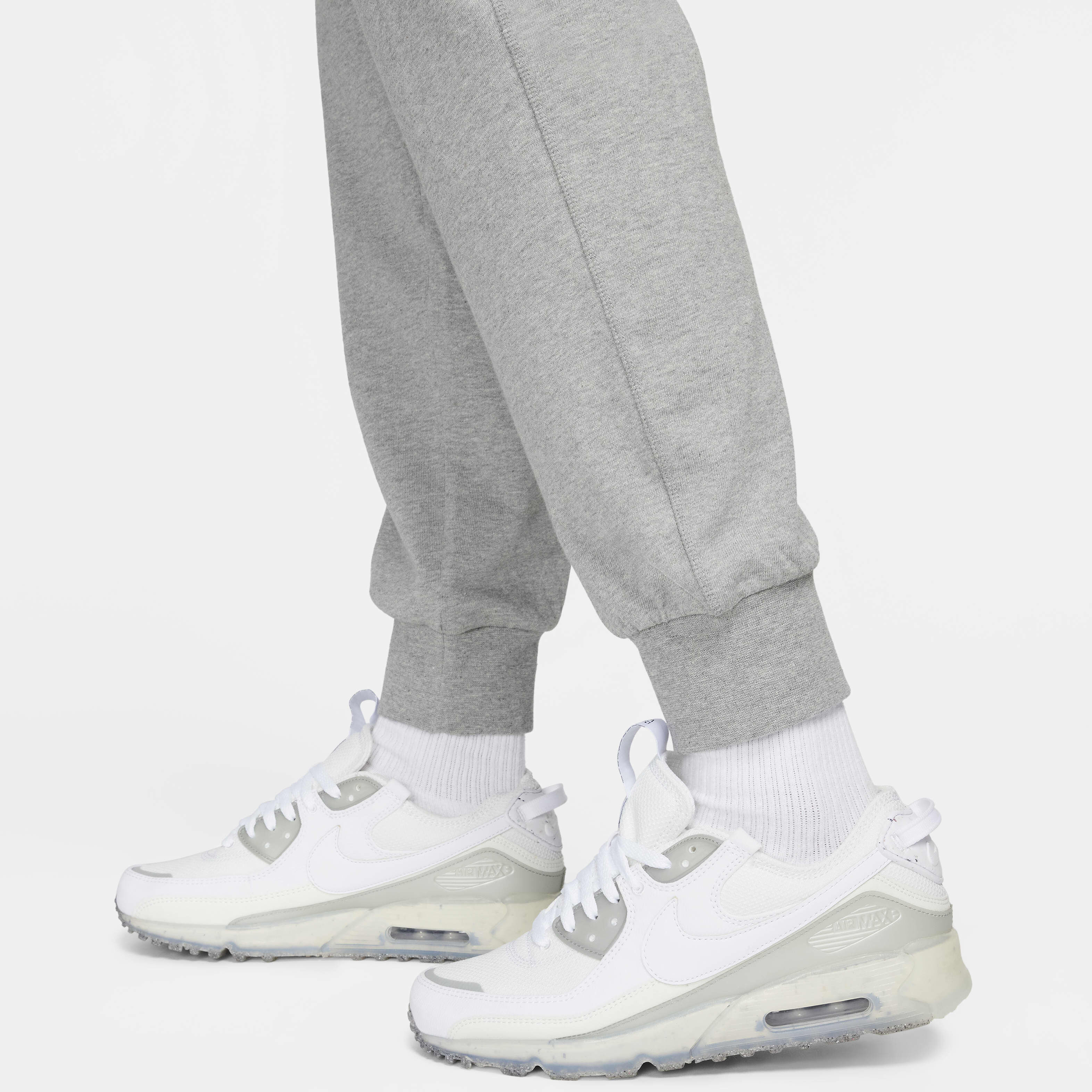 ★★Nike★★ Club Knit Jogger M Dark Grey Heather White FQ43 Nike Men's Sportswear Club, Dark Grey Heather/White at
