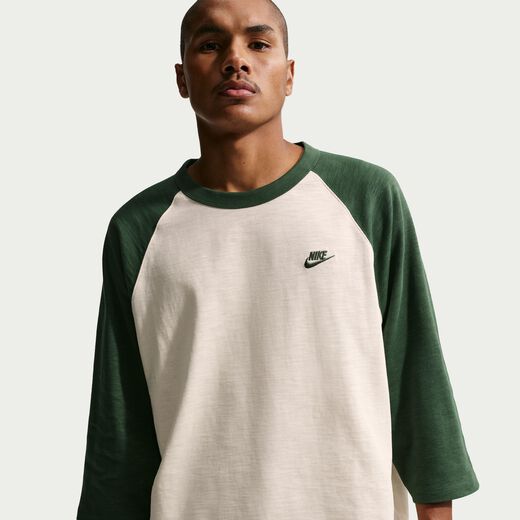 UAE Popular Picks-Nike, Nike Sportswear Club, Men's 3/4-Sleeve Raglan Top