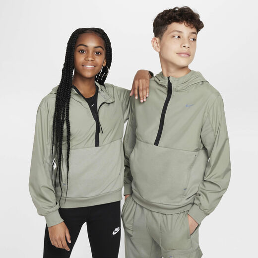 Hoodies & Sweatshirts-Nike, Nike Sportswear City Utility EasyOn, Older Kids' Half-Zip Fleece Hoodie