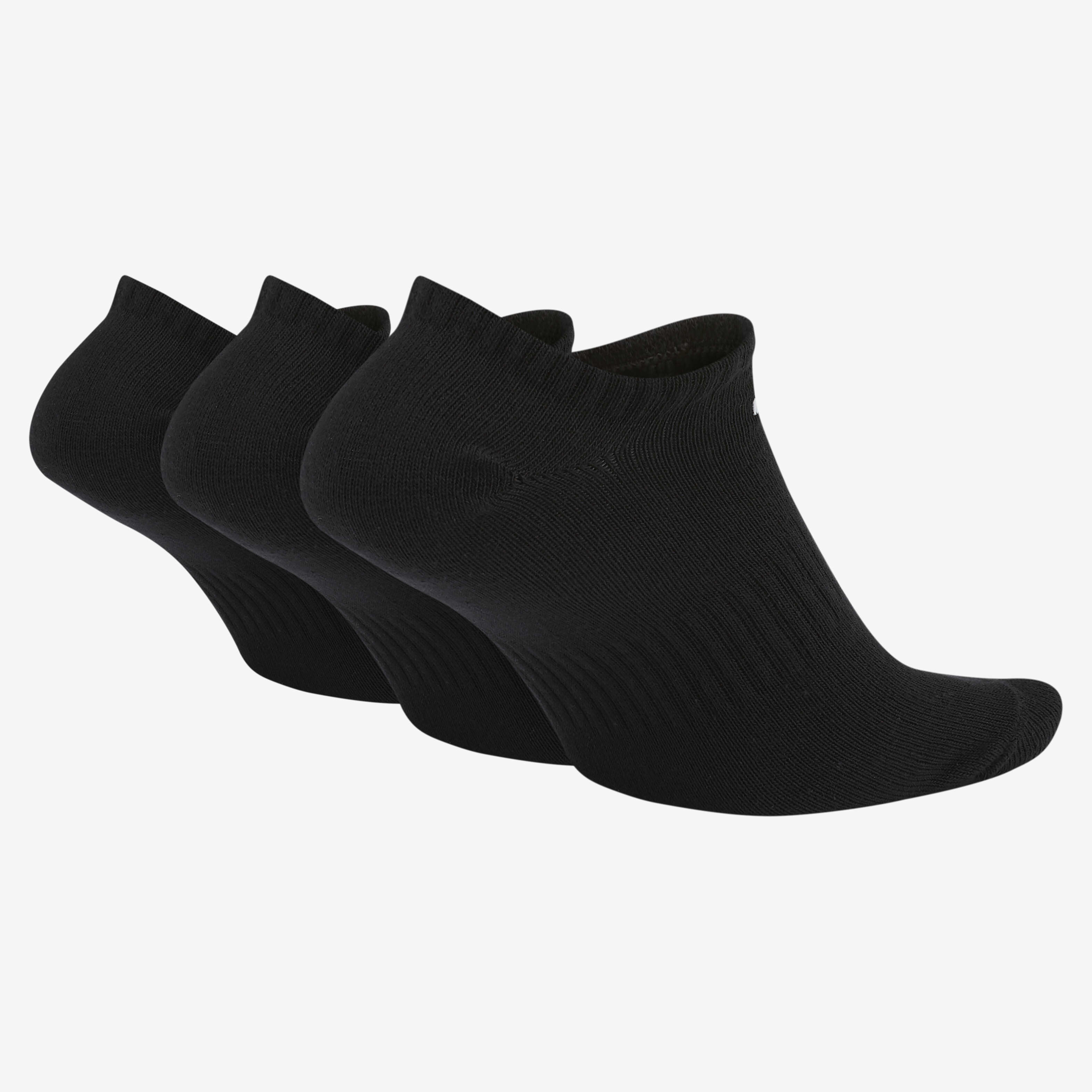 Buy Nike Everyday Lightweight Training No Show Socks 3 Pairs Black White Nike Kuwait Official