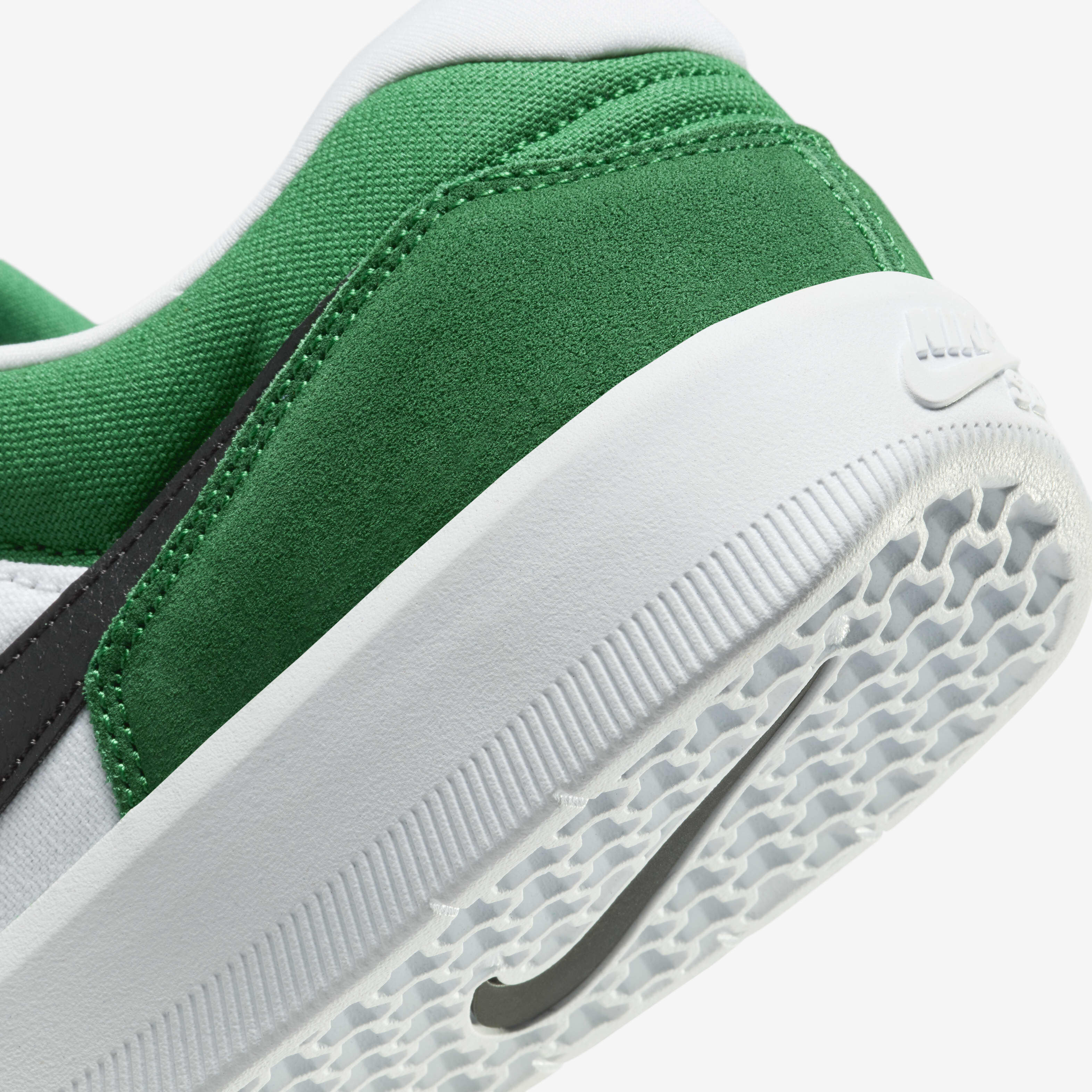 nike sb adversary white green