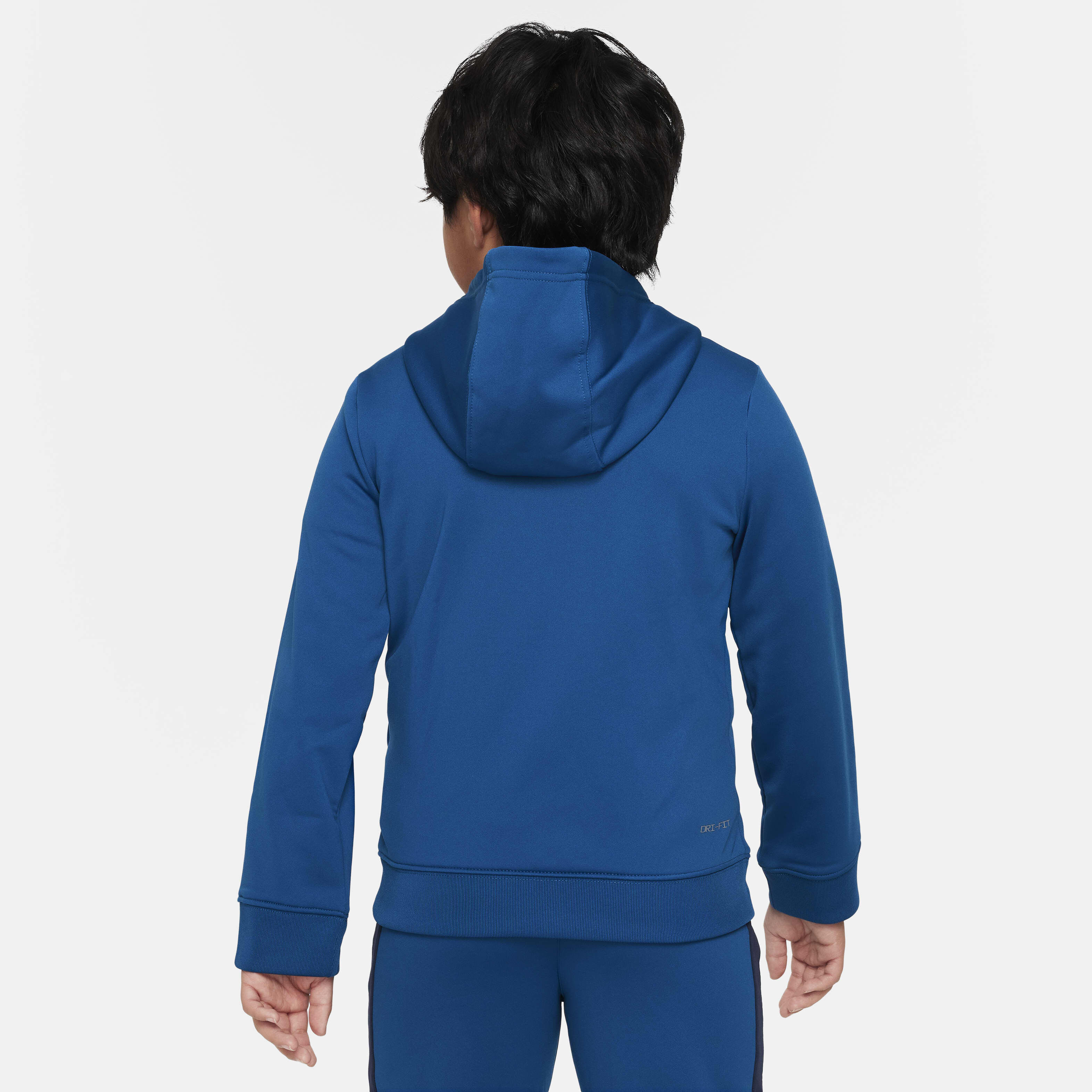 Buy Nike Air Older Kids Boys Full Zip Hoodie Court Blue Obsidian Nike Kuwait Official