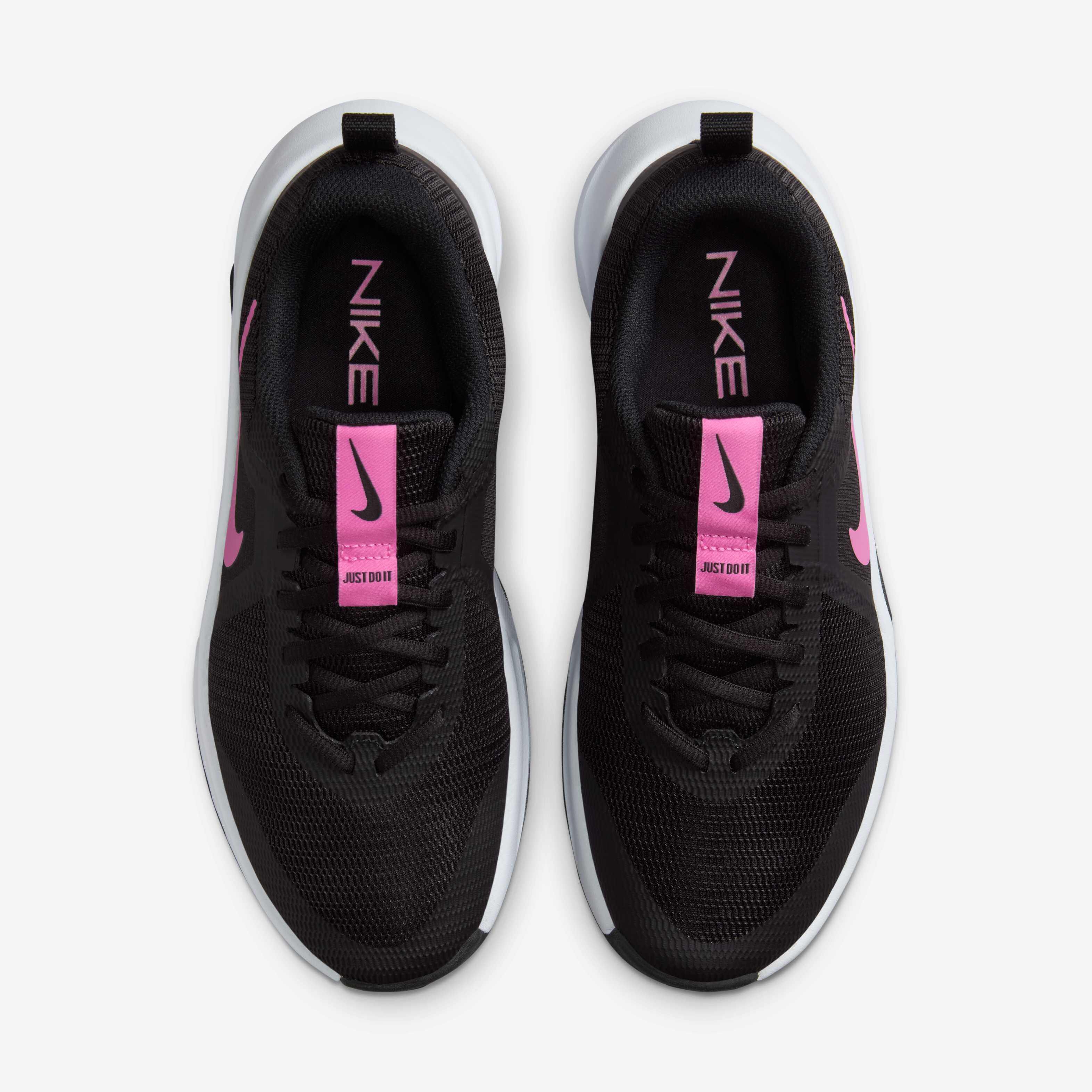 nike training shoes black and pink