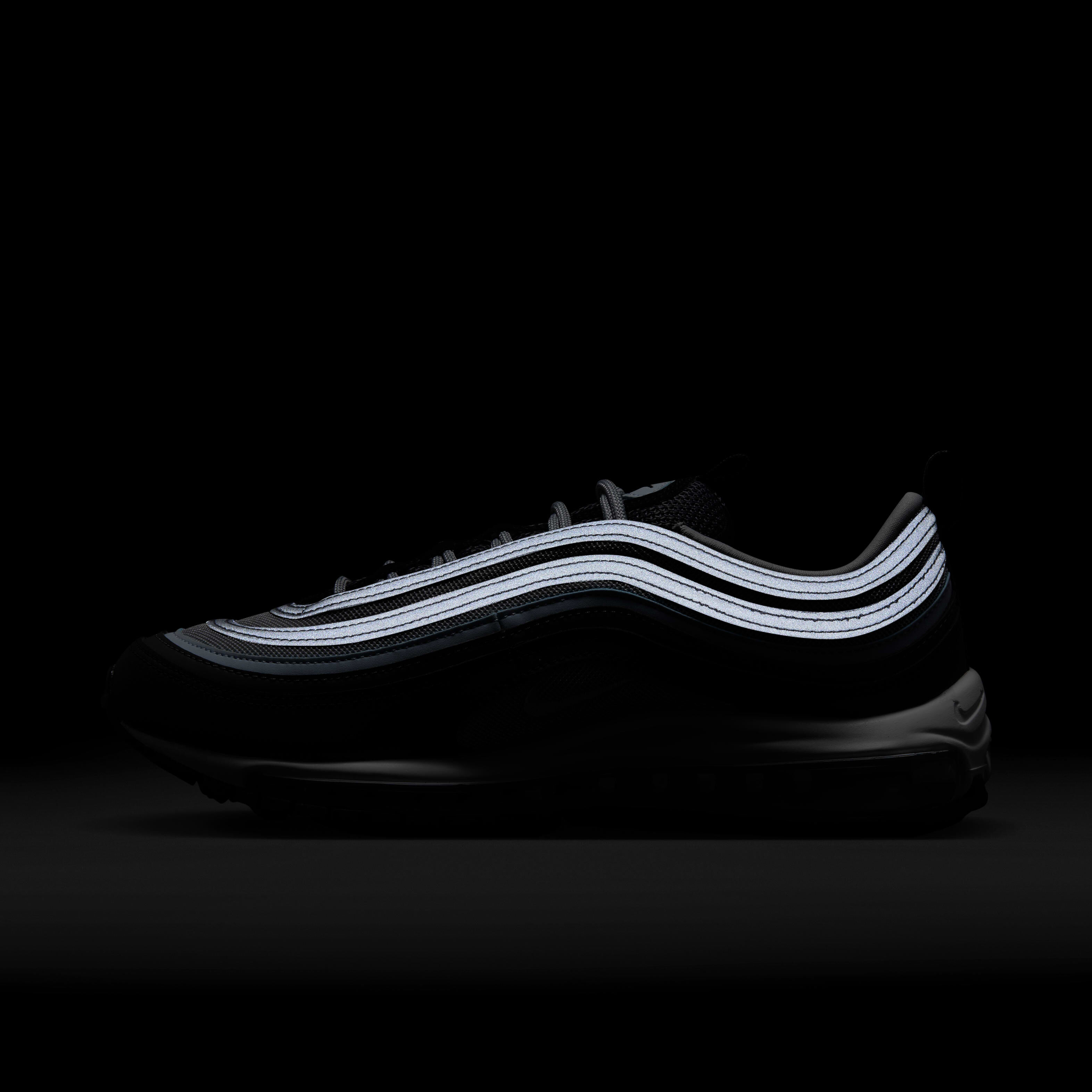 all black reflective air max 97