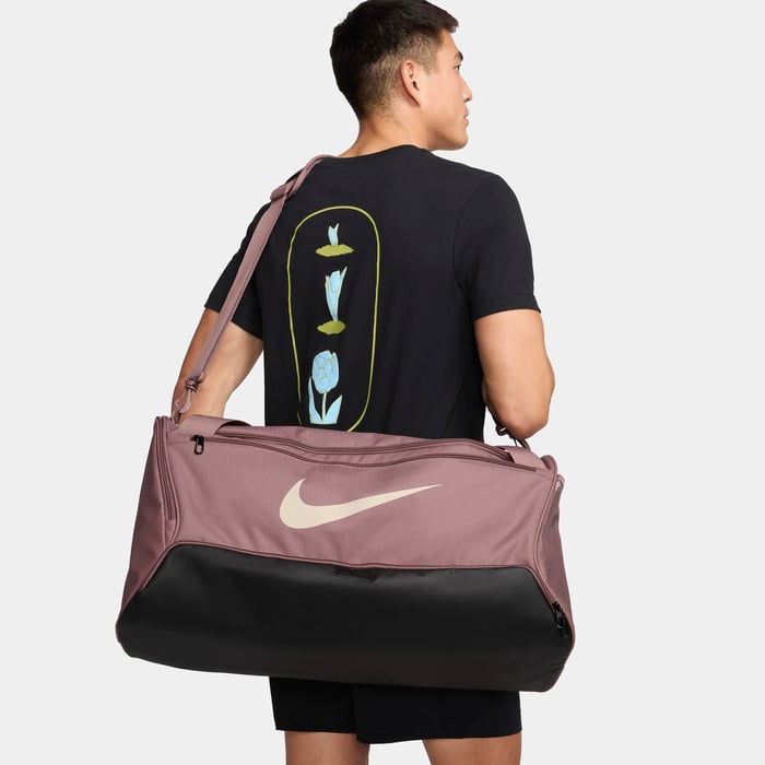 Buy Nike Brasilia Training Duffel Bag (Medium, 60L) Smokey
