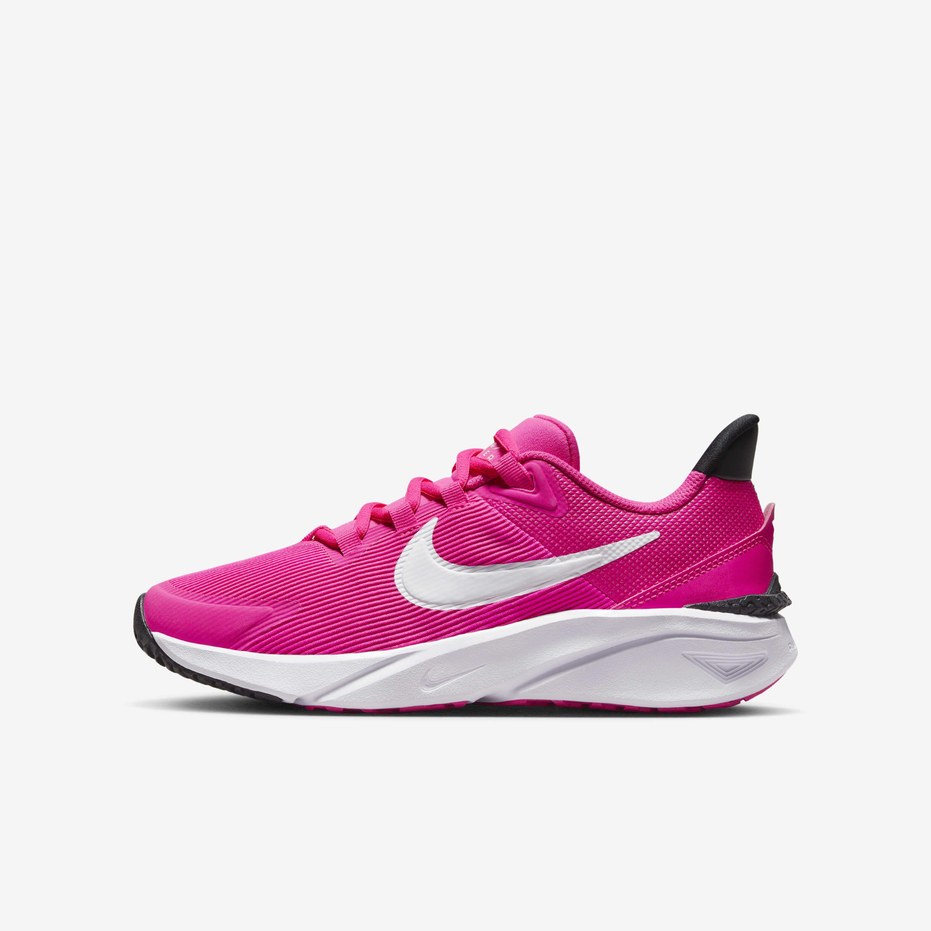Buy Nike Star Runner 4 Older Kids Road Running Shoes Fierce Pink Black Playful Pink White Nike Kuwait Official