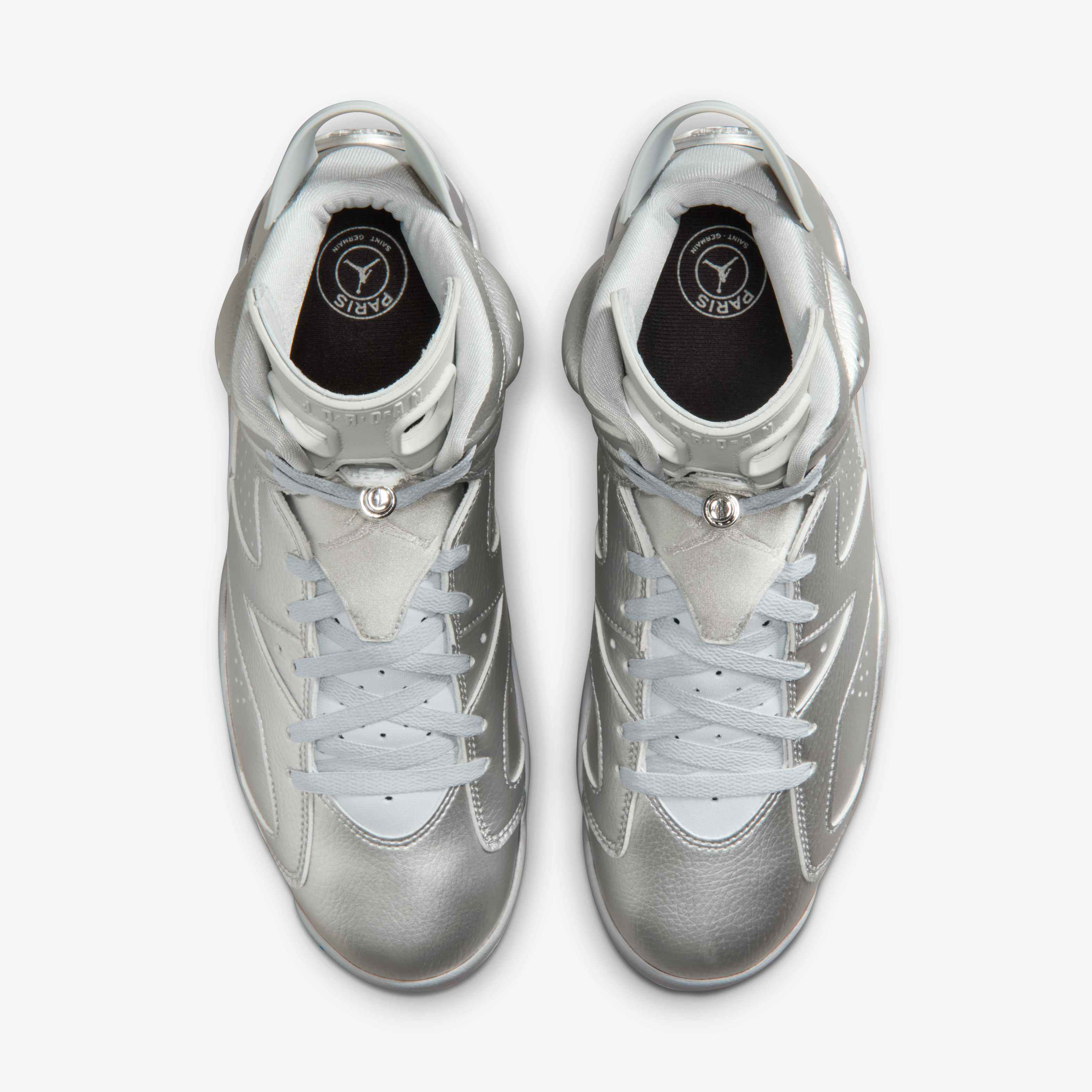 Air Jordan 6 Retro x Paris Saint-Germain 'Metallic Silver' image number 3