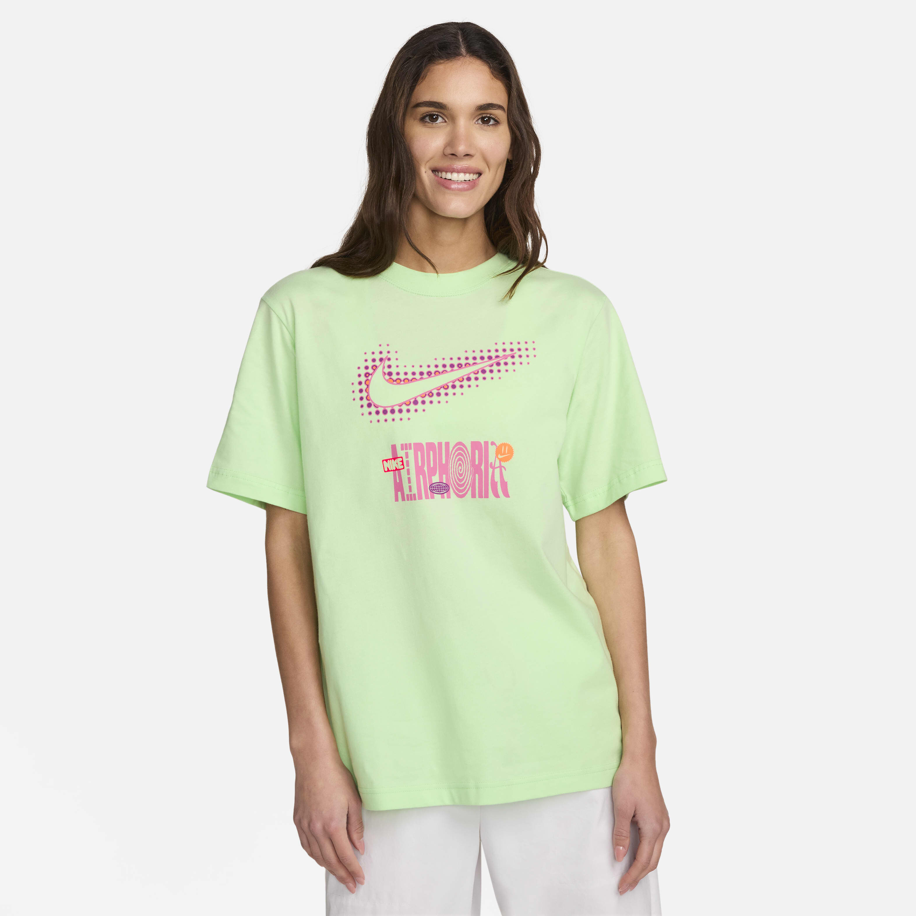 Green and pink nike shirt clearance