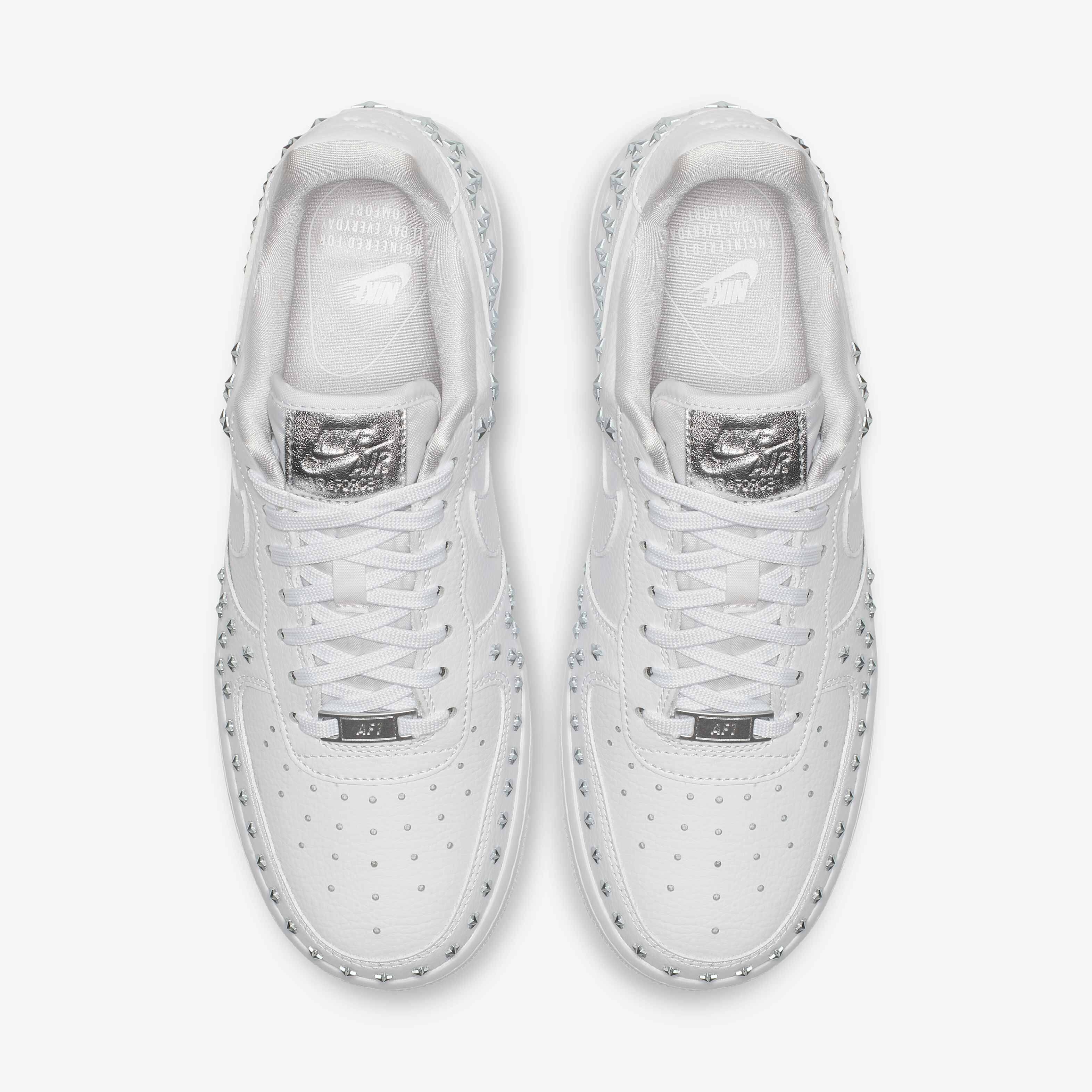 Nike star studded air force ones discount