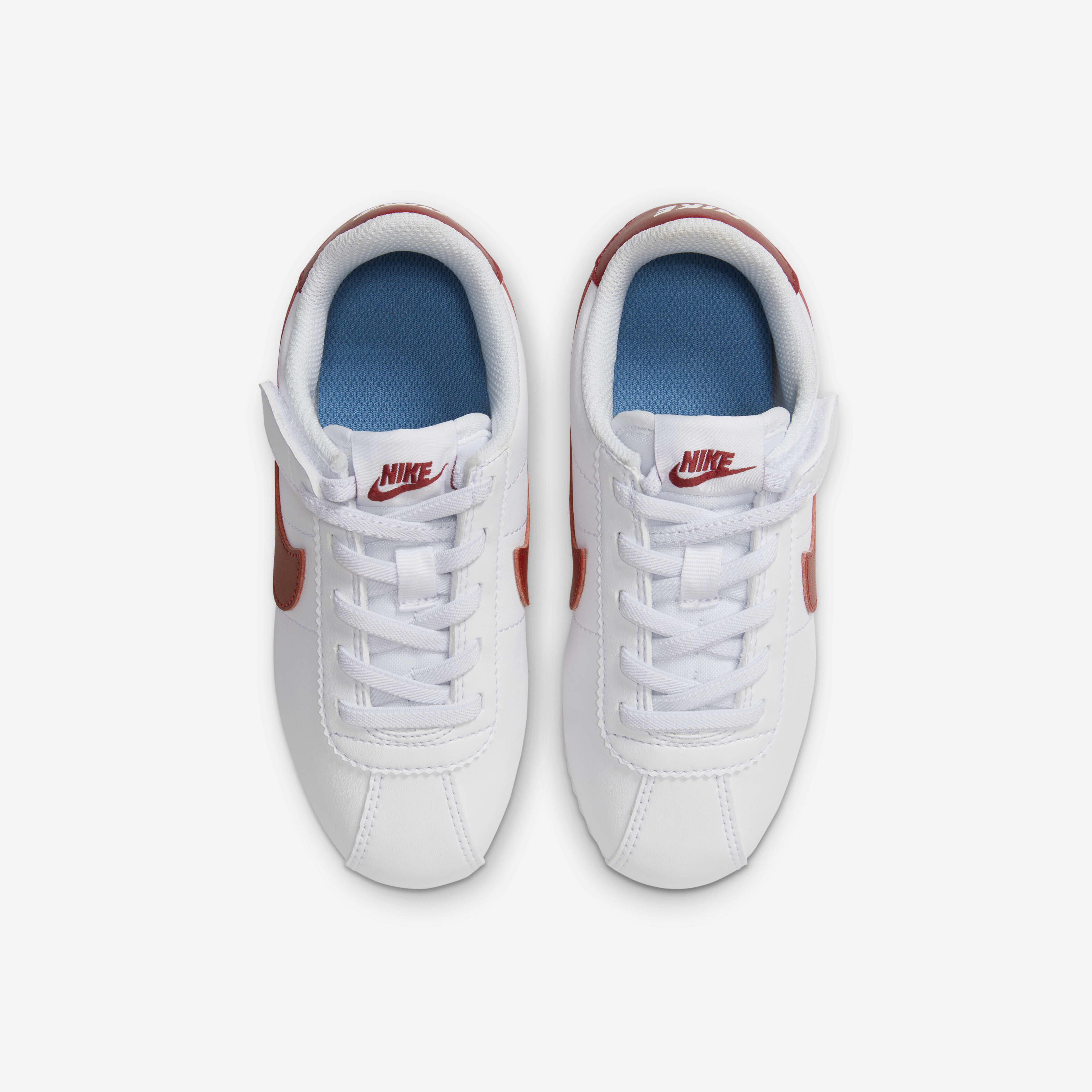 Buy Nike Cortez EasyOn Younger Kids Shoes White Varsity Blue Varsity Red Nike Kuwait Official