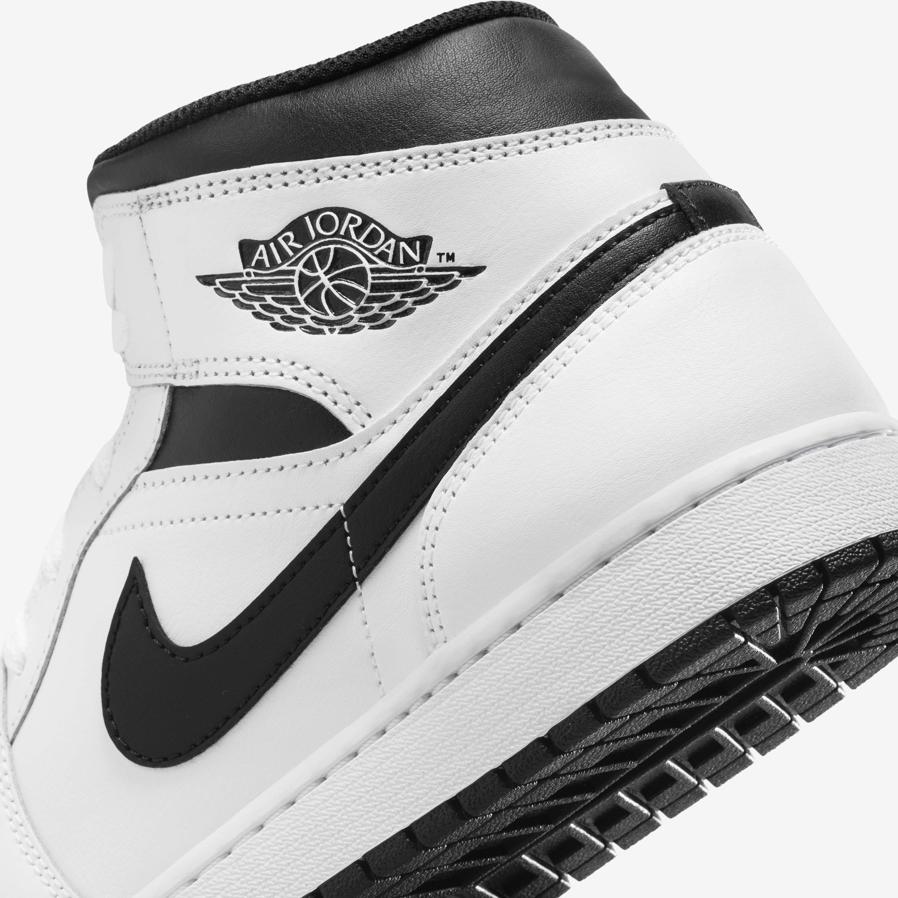 Buy Air Jordan 1 Mid Men's Shoes - White/White/Black/Black @ Nike