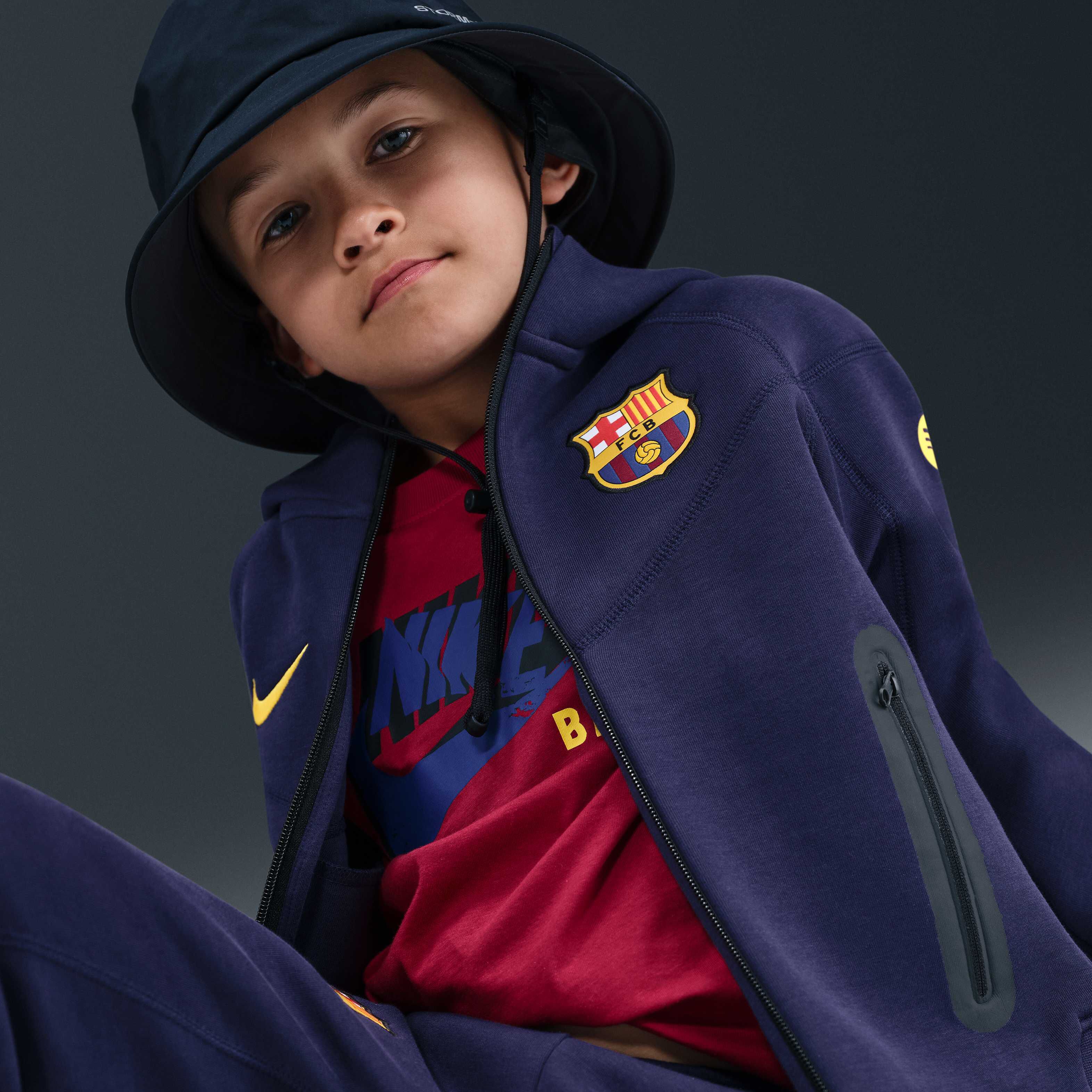 FC Barcelona ジャージ バーガンディ ネイビー 2 L FC Barcelona ジャージ バーガンディ ネイビー 2 L FC Barcelona