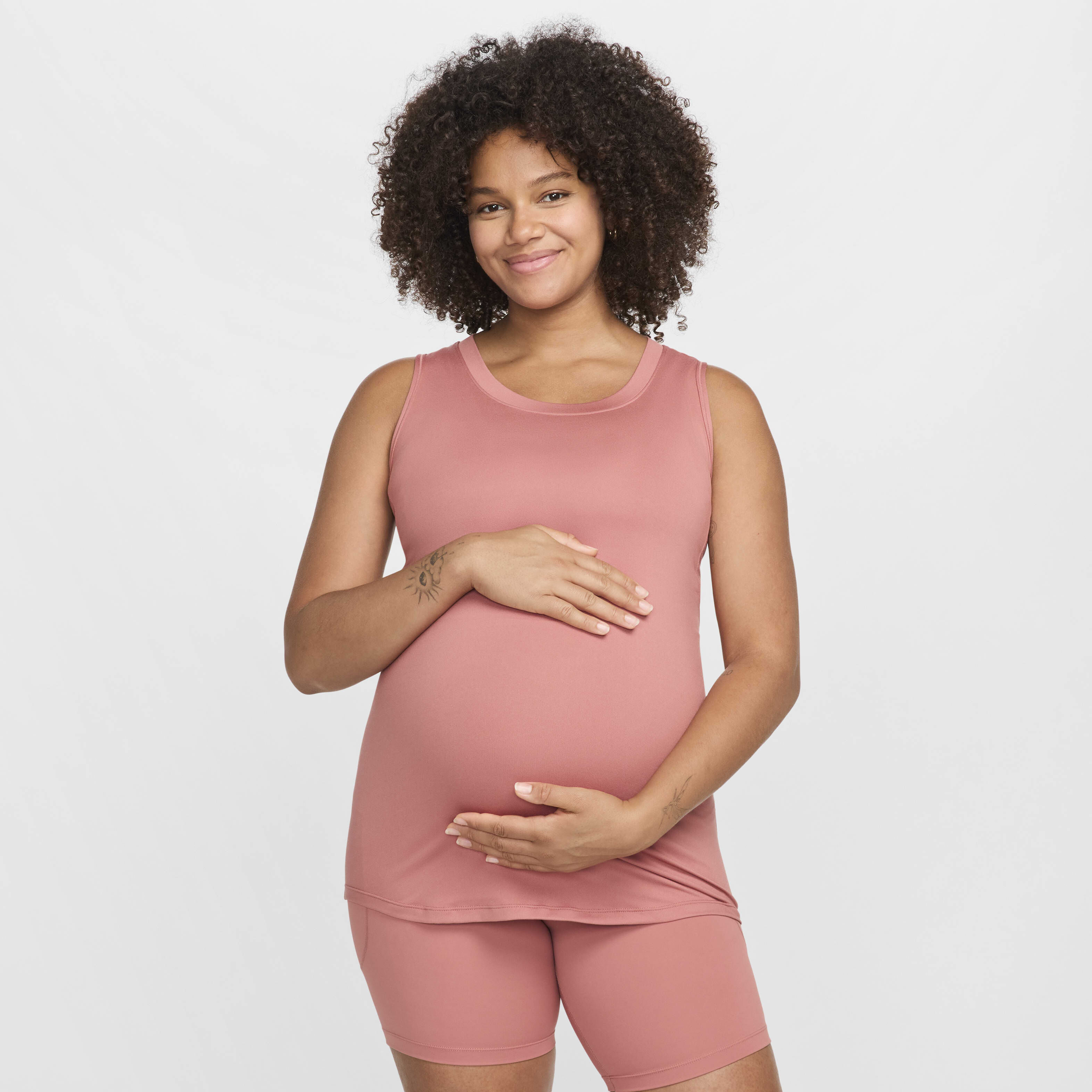 Buy Nike M One Women s Dri FIT Slim Fit Tank Top Maternity Nike Kuwait Official