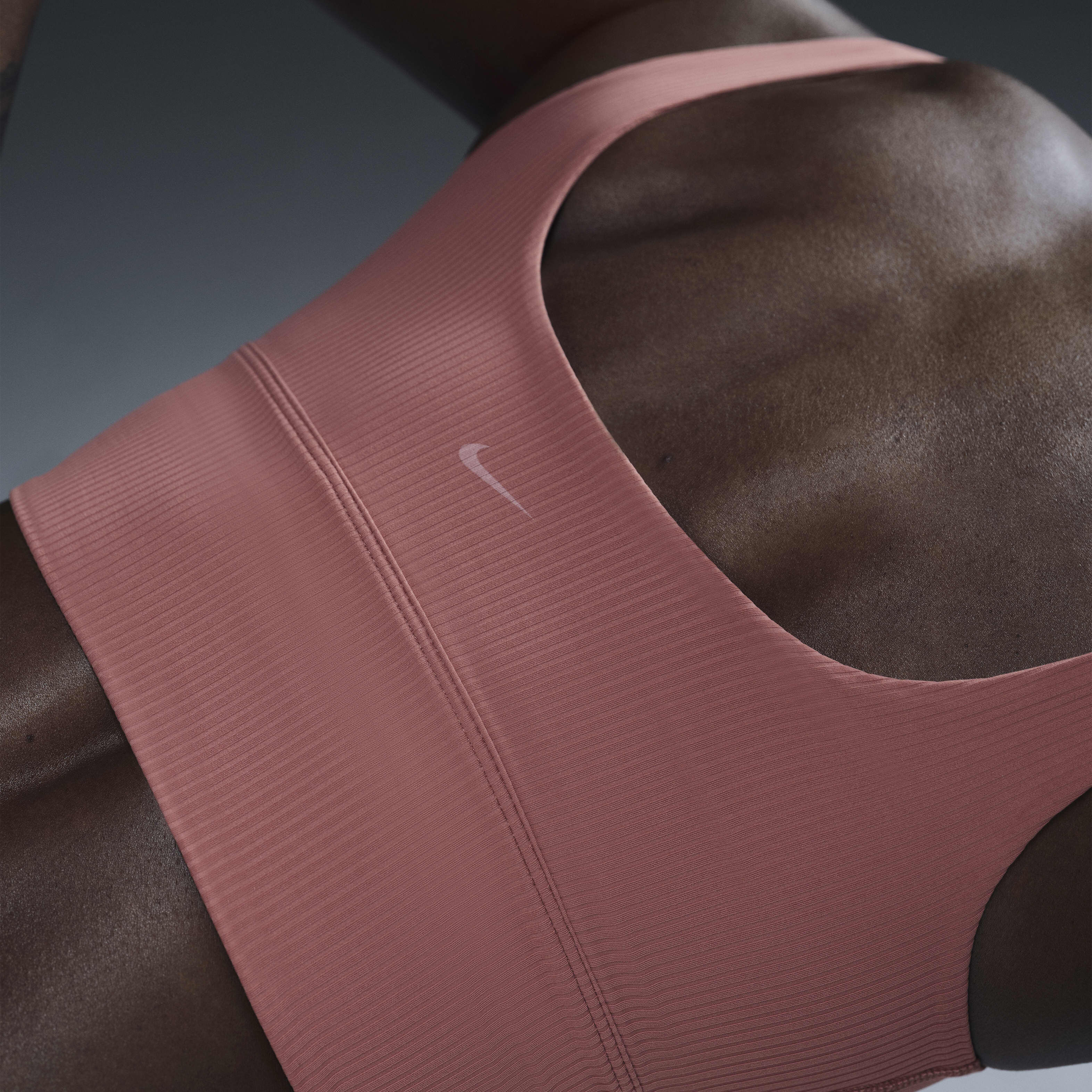 Buy Nike Zenvy Rib Women s Light Support Padded Longline Sports Bra Nike Kuwait Official