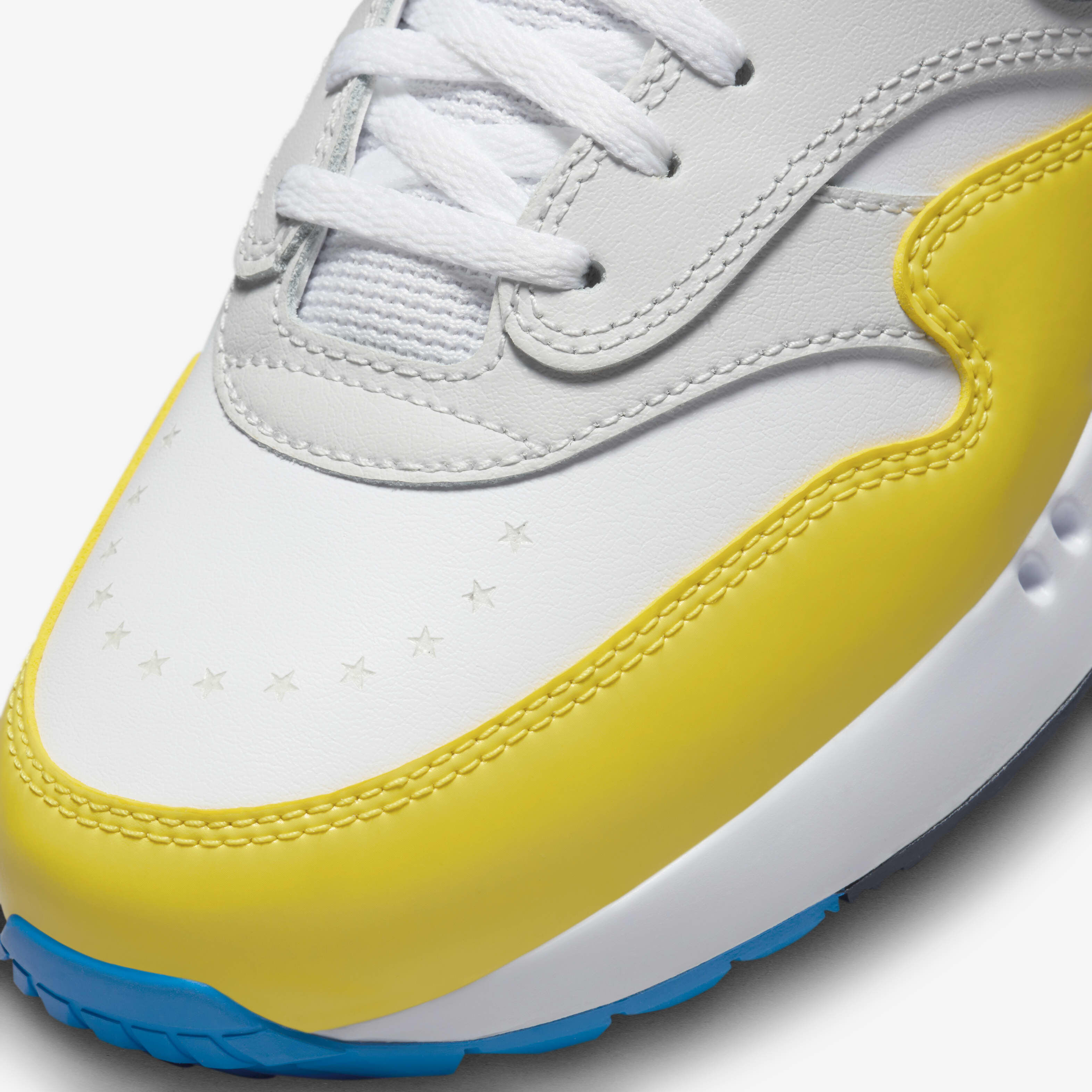 Buy Nike Air Max 1 86 OG G NRG Men s Golf Shoes White Tour Yellow Photo Blue Obsidian Nike Kuwait Official