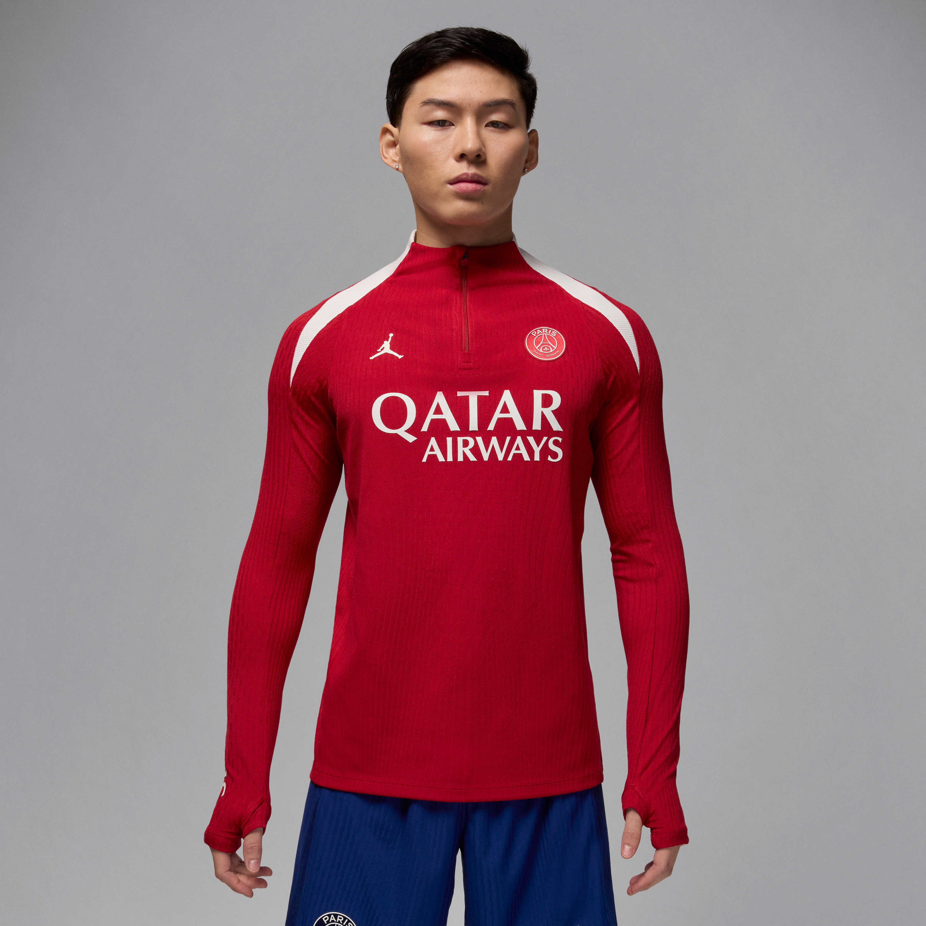 ウェア NIKE - PSG Nike PSG Dri-Fit Elite 1/4 Zip L/S Strike Drill Top - Geode