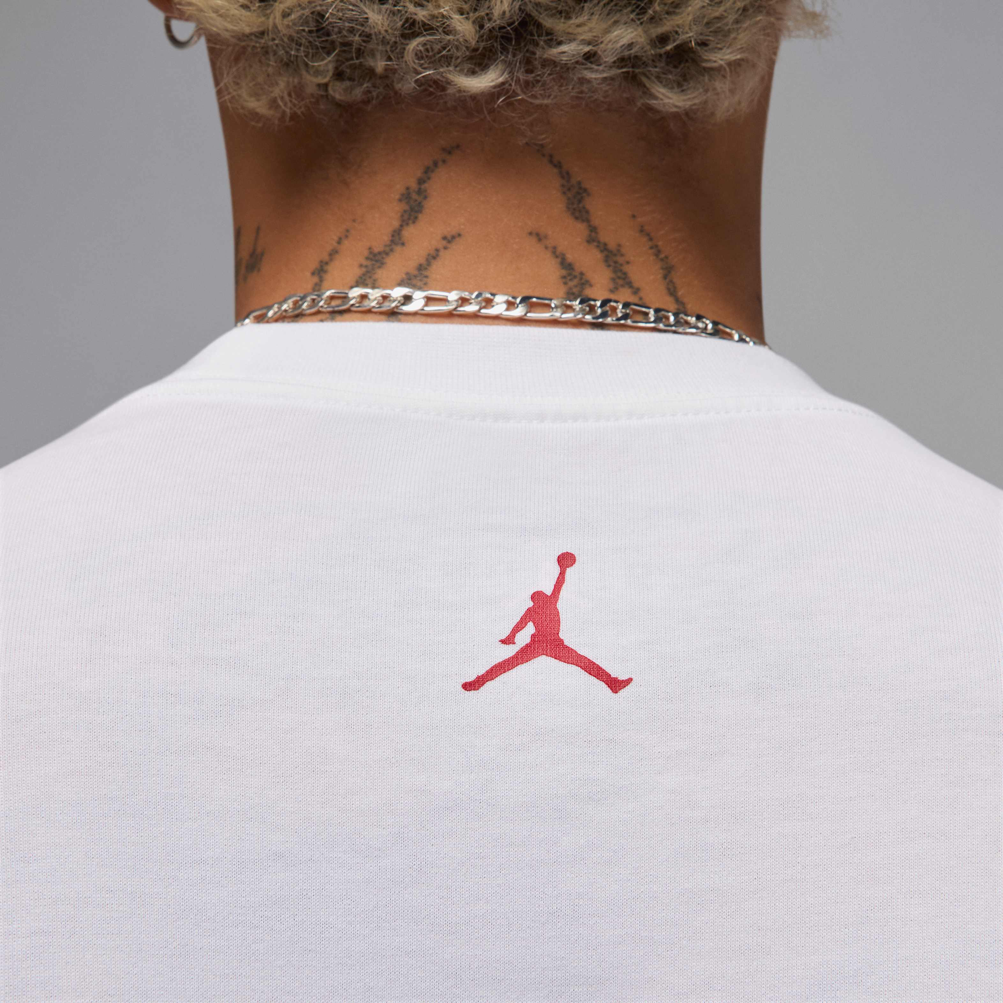 Buy Jordan Brand Men's Sneaker Patch T-Shirt - White/Varsity