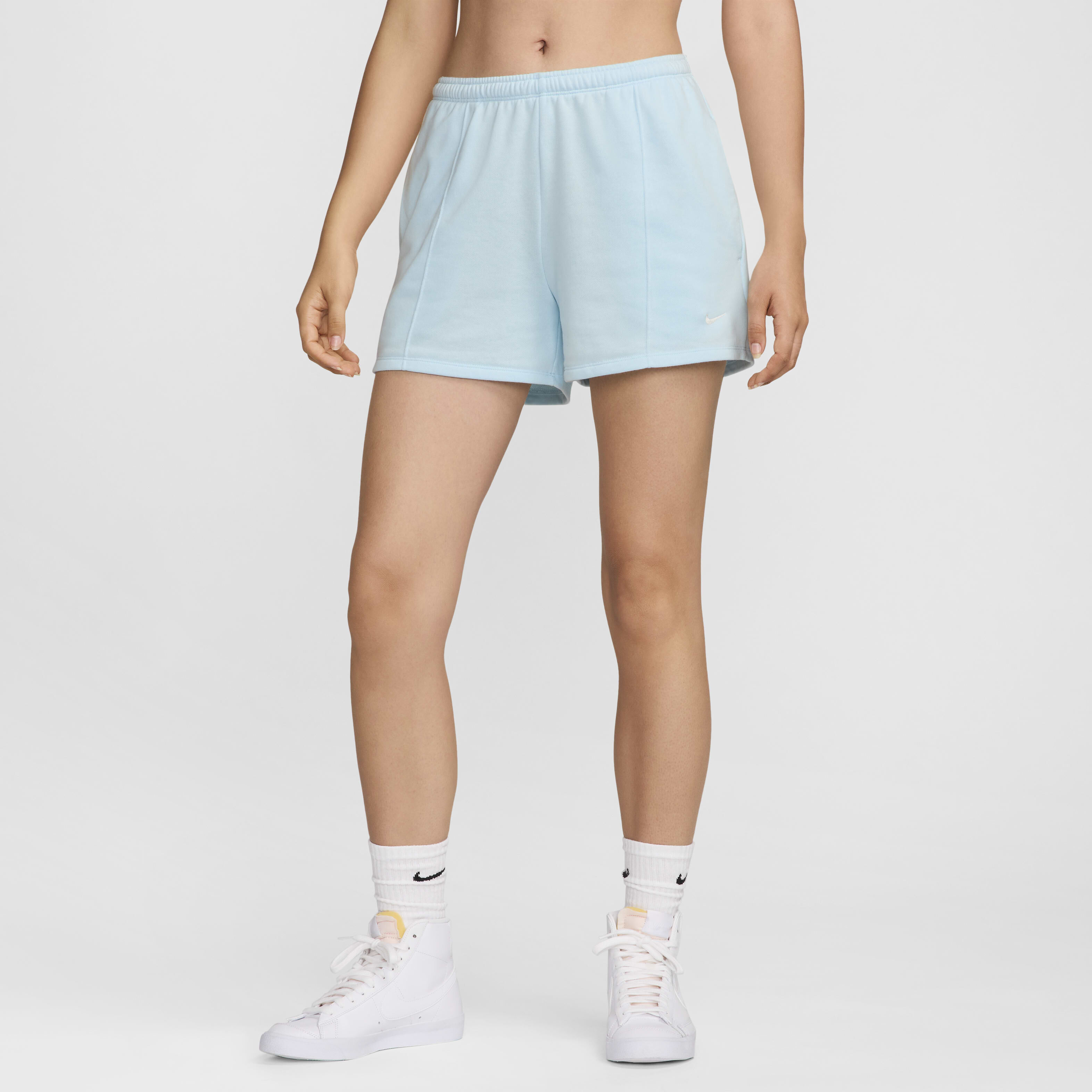 Buy Nike Sportswear Chill Terry Women s Mid Rise 10cm approx. French Terry Shorts Nike Kuwait Official