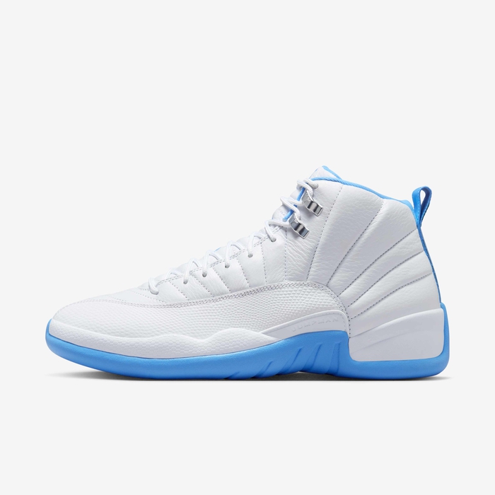 Buy Air Jordan 12 Retro Men's Shoes White/Metallic Silver