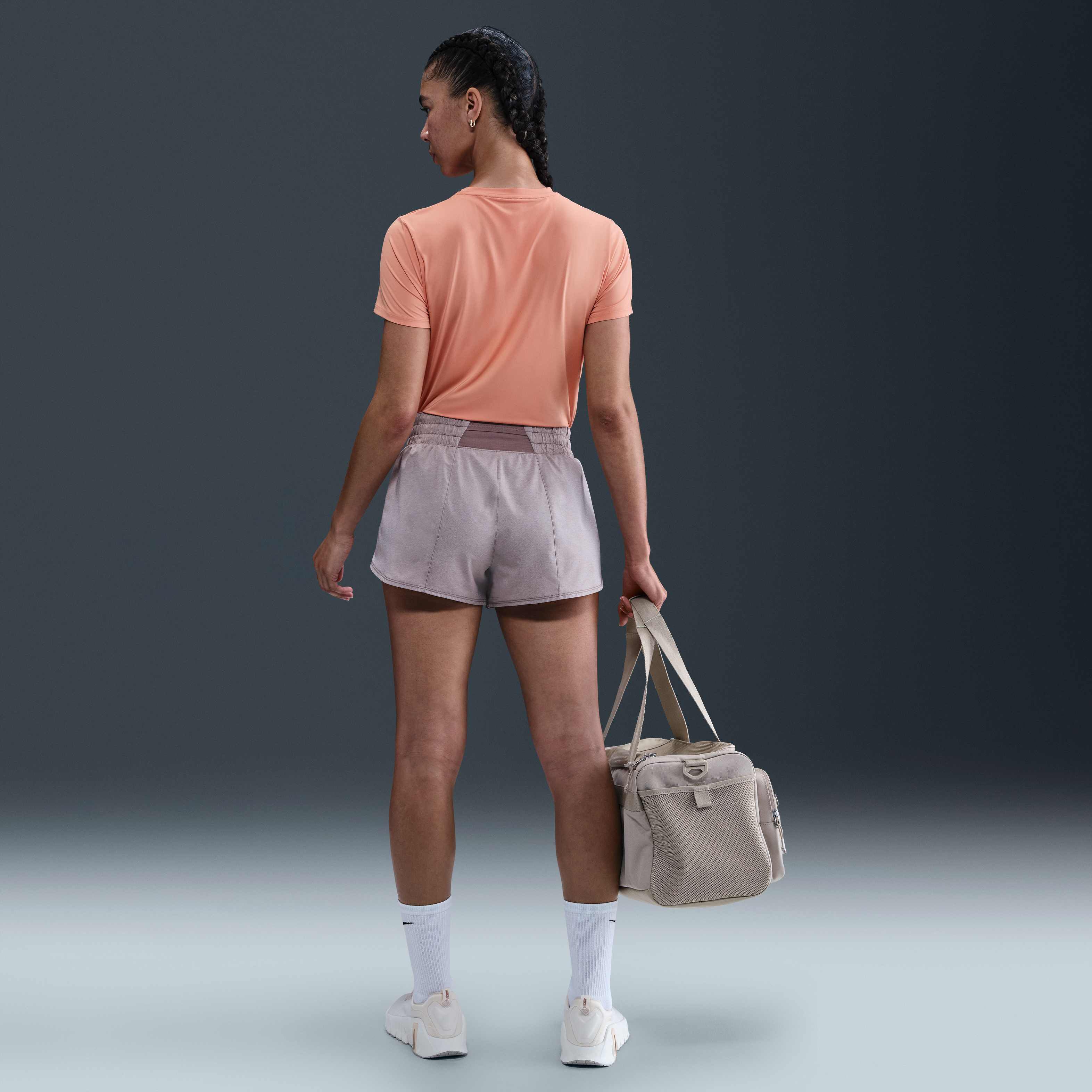 ★ Nike★ One Classic Dry Fit Short Sleeve Top W Apricot Ag Nike One Classic Dri-FIT Short Sleeve Top Women - apricot