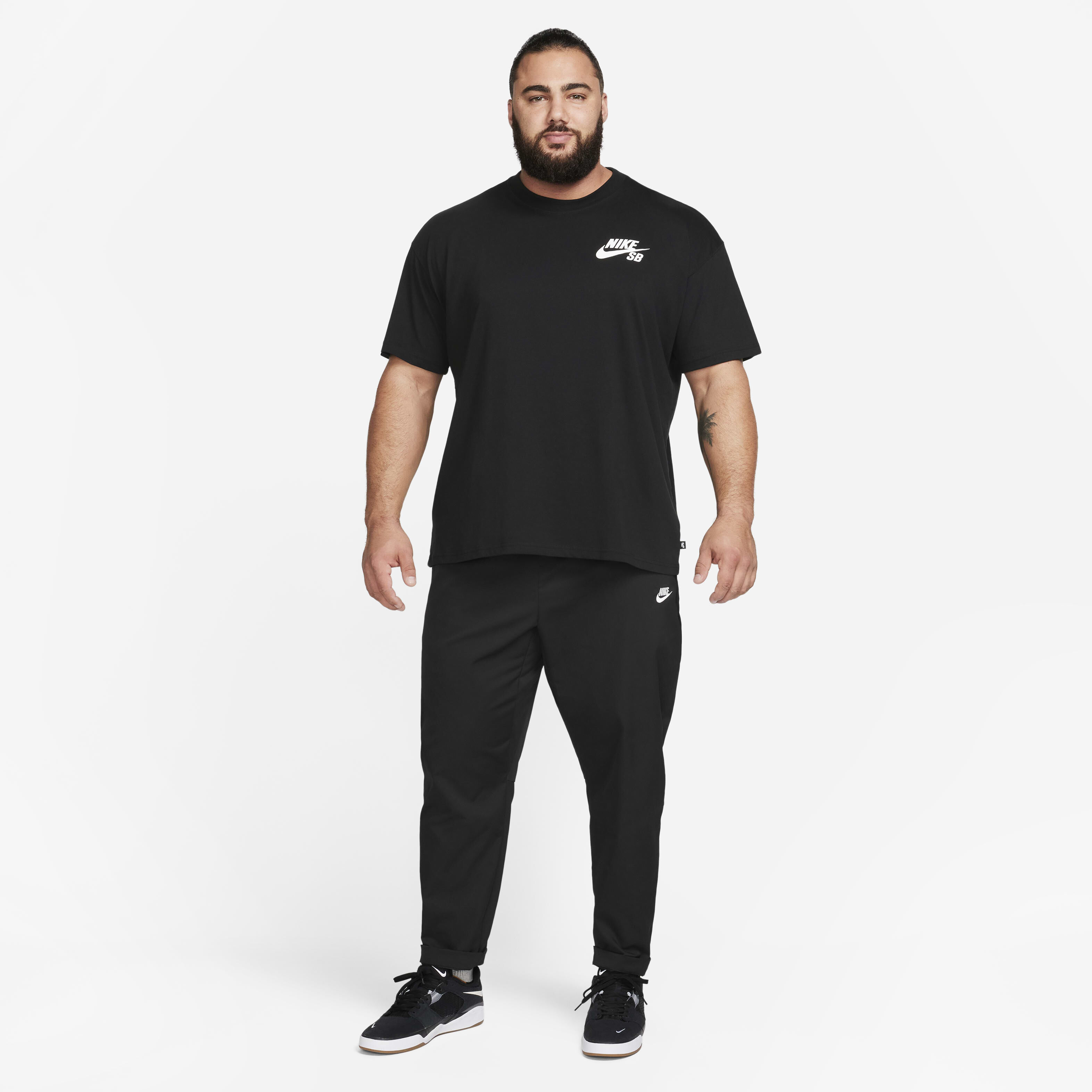 Tシャツ・カットソー Nike Men's SB Logo T-Shirt Black DC7817-010 Nike SB NIKE LOGO S/S TEE ナイキ スケートボーディング ロゴ T
