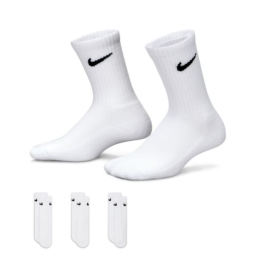 Socks-Nike, Nike, Little Kids' Cushioned Crew Socks (3-Pack)