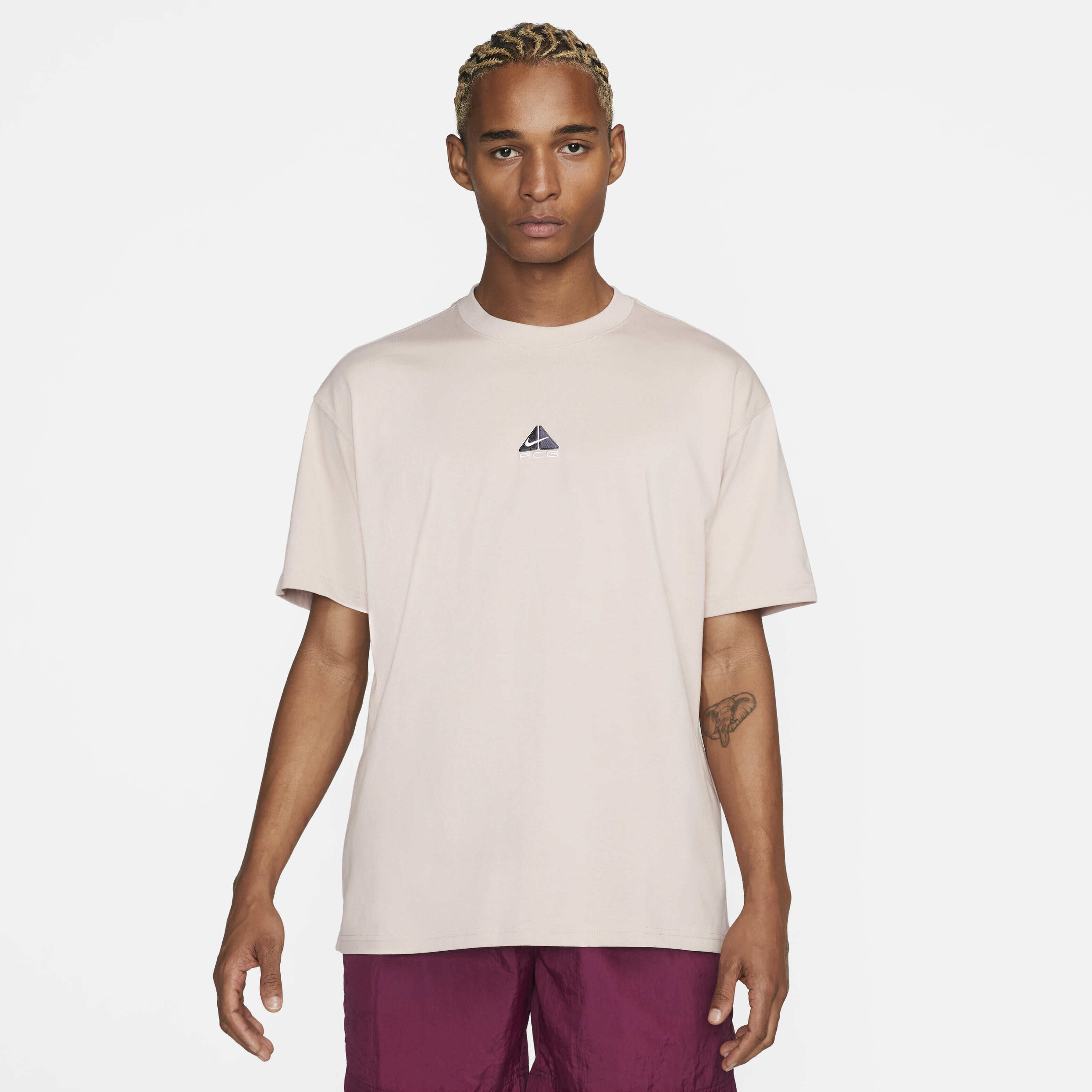 Buy Nike ACG Men's T-Shirt - Pink Oxford | Nike Kuwait Official