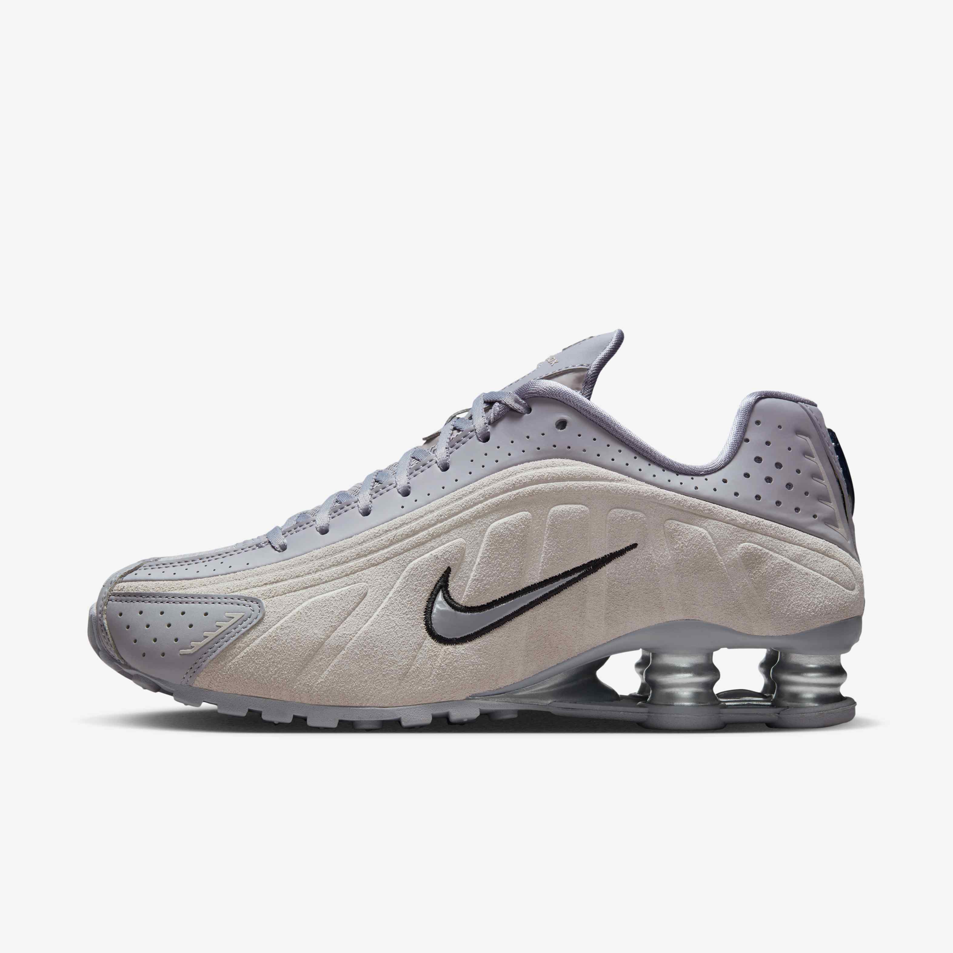 Buy Nike Shox R4 Women's Shoes - Cement Grey/College Grey/Metallic