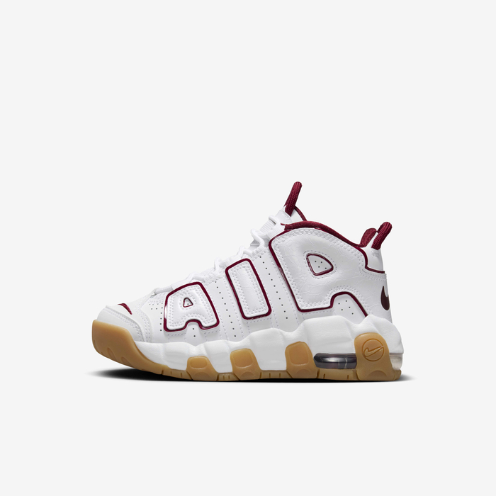 Buy Nike Air More Uptempo Younger Kids' Shoes White/Gum Light