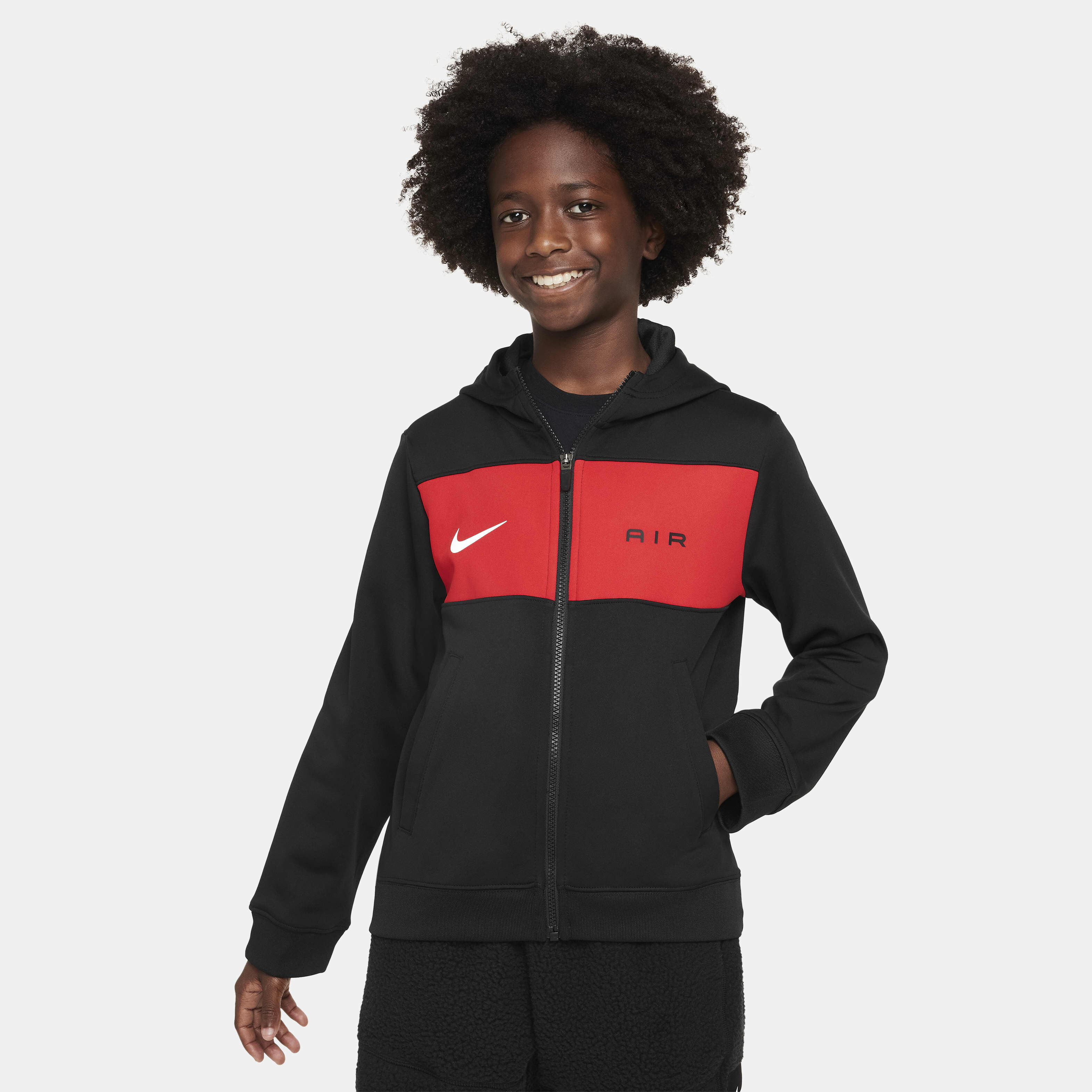 Nike air fleece full zip hoodie top