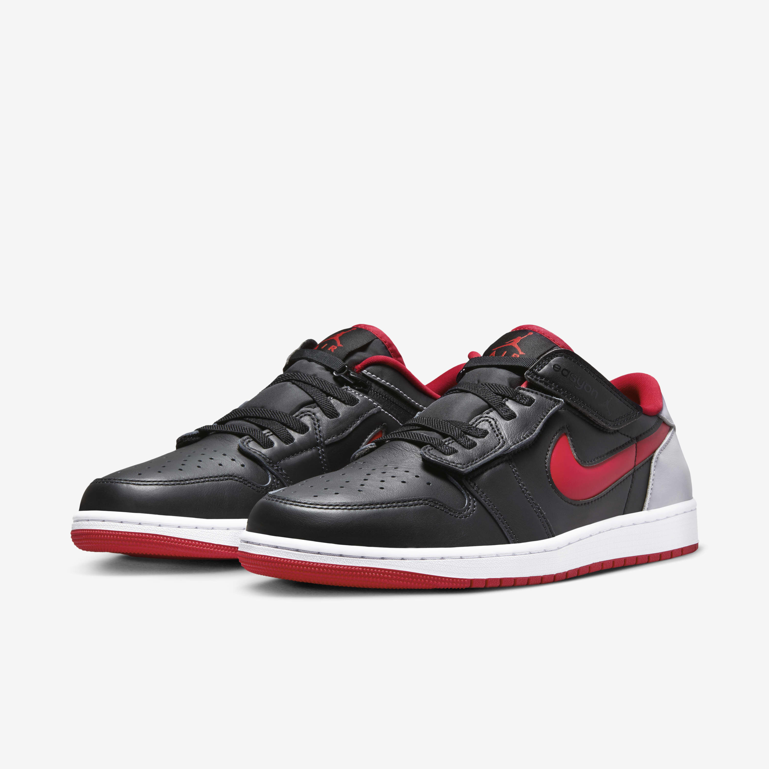 Buy Air Jordan 1 Low EasyOn Men s Shoes Black Cement Grey White Fire Red Nike Kuwait Official