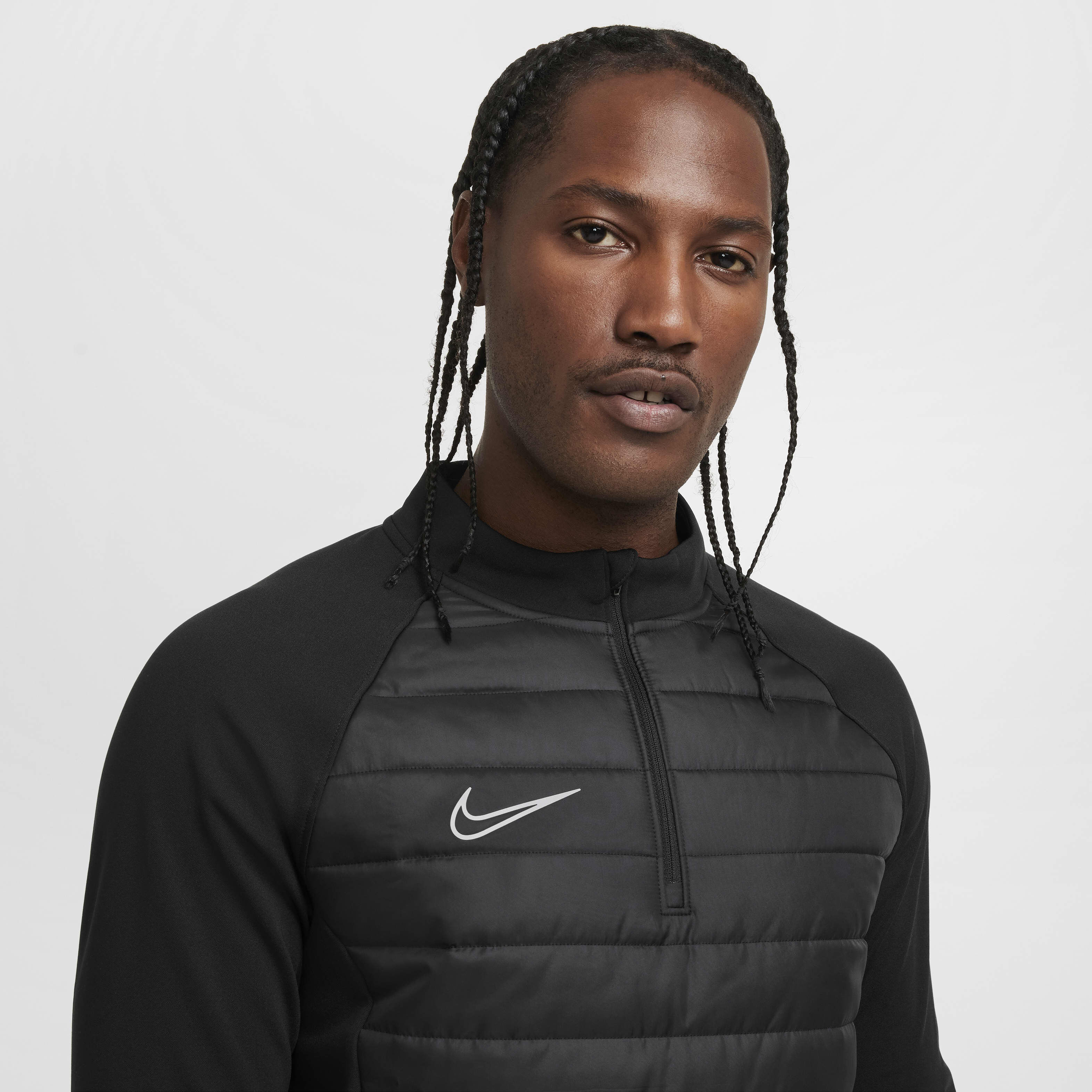 Buy Nike Academy Winter Warrior Men s Therma FIT 1 2 Zip Football Top Nike Kuwait Official