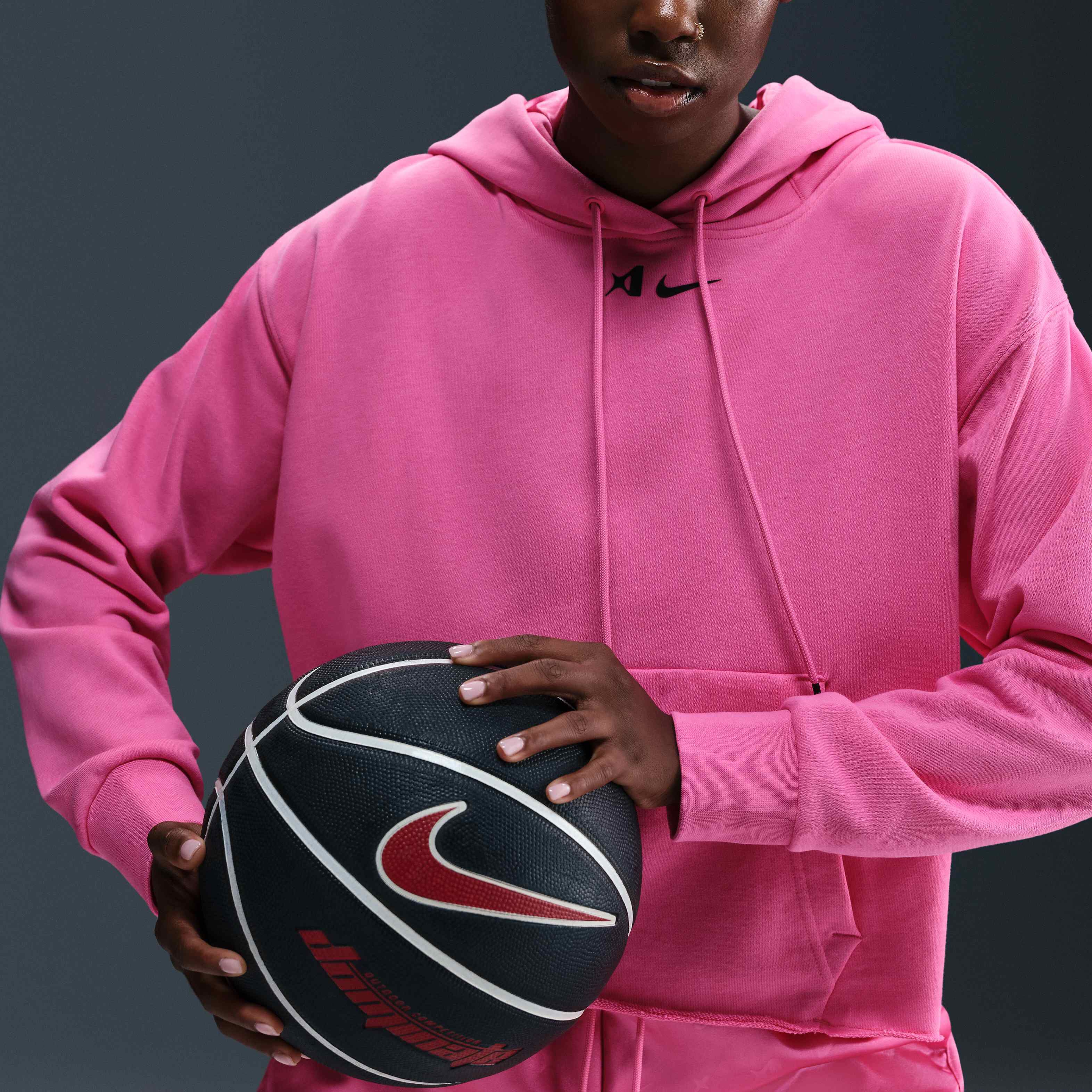 Buy A'ja Wilson Women's Oversized Cropped Basketball Hoodie