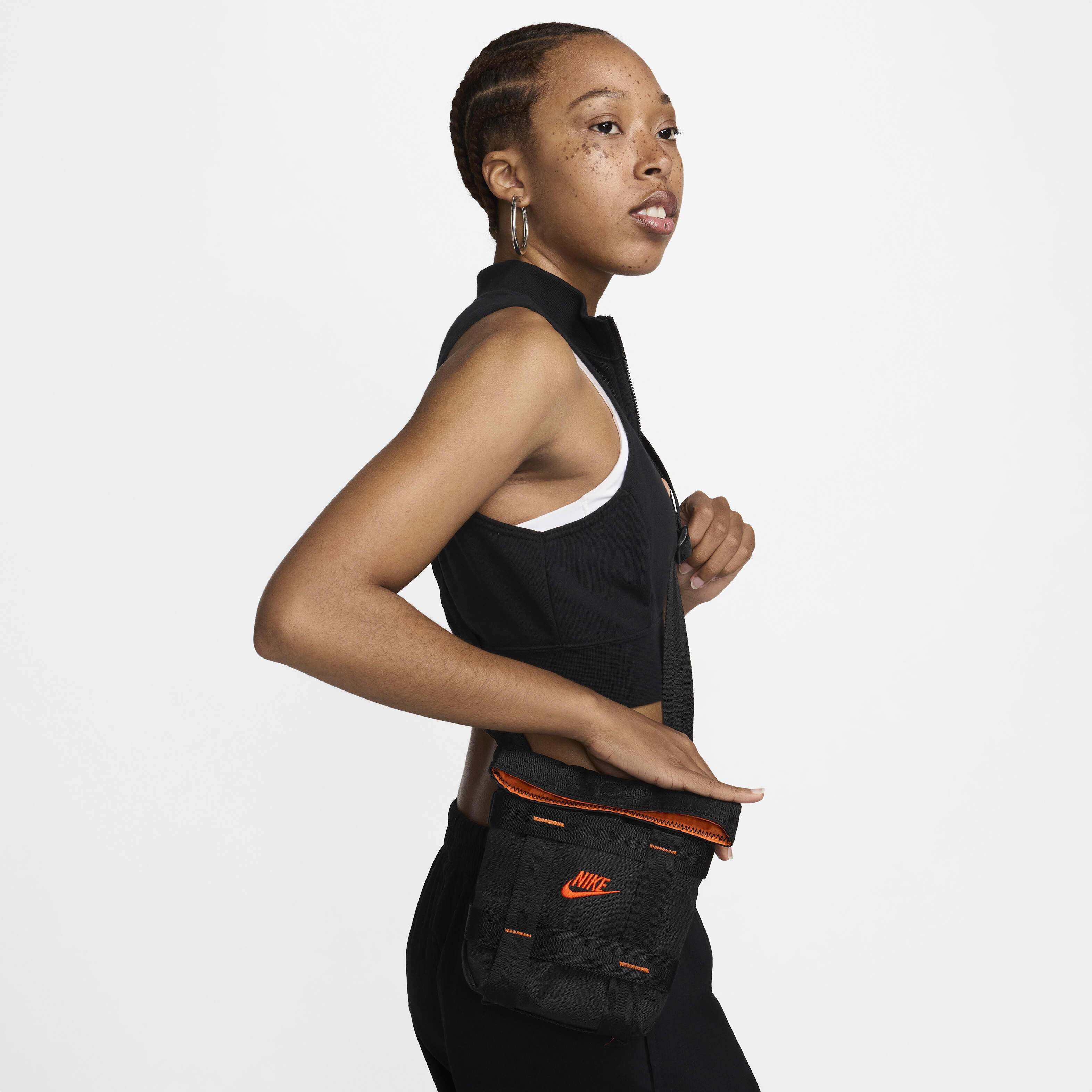 Buy Nike Sportswear Cargo Cross-Body Bag (3L) - Black/Black