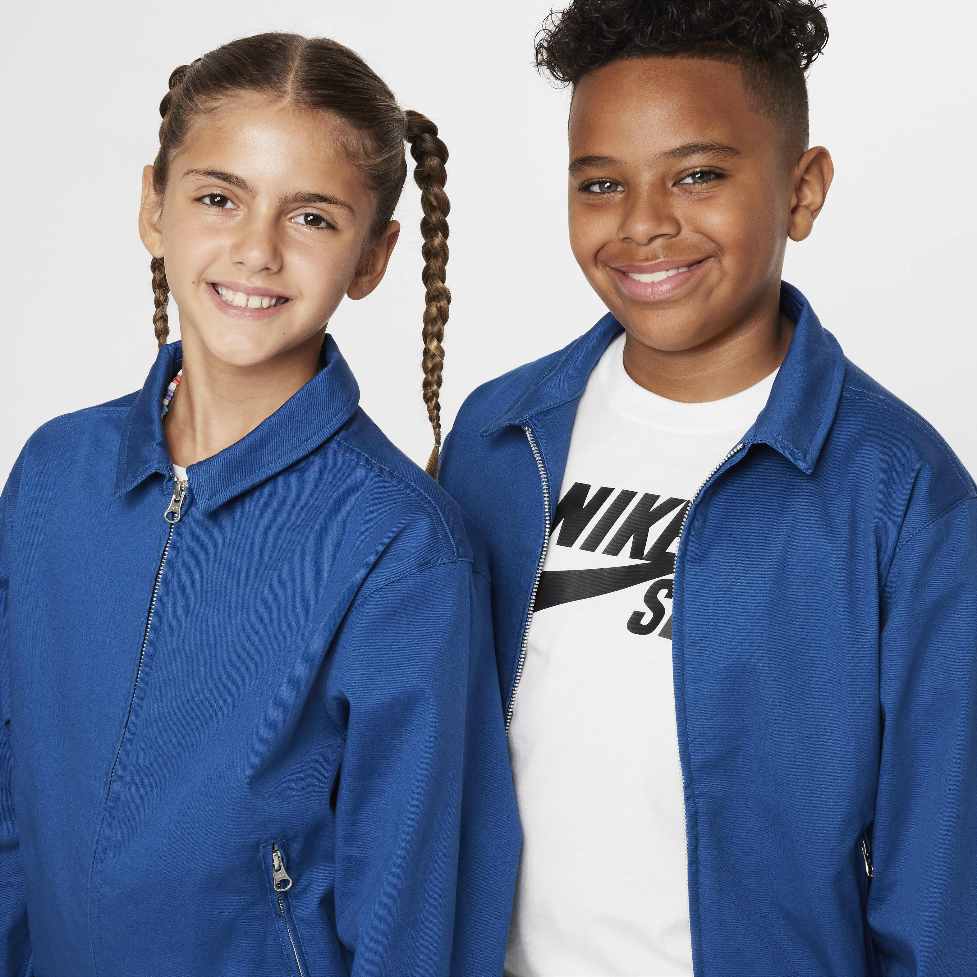 Buy Nike SB Older Kids' Skate Coaches Jacket - Court Blue