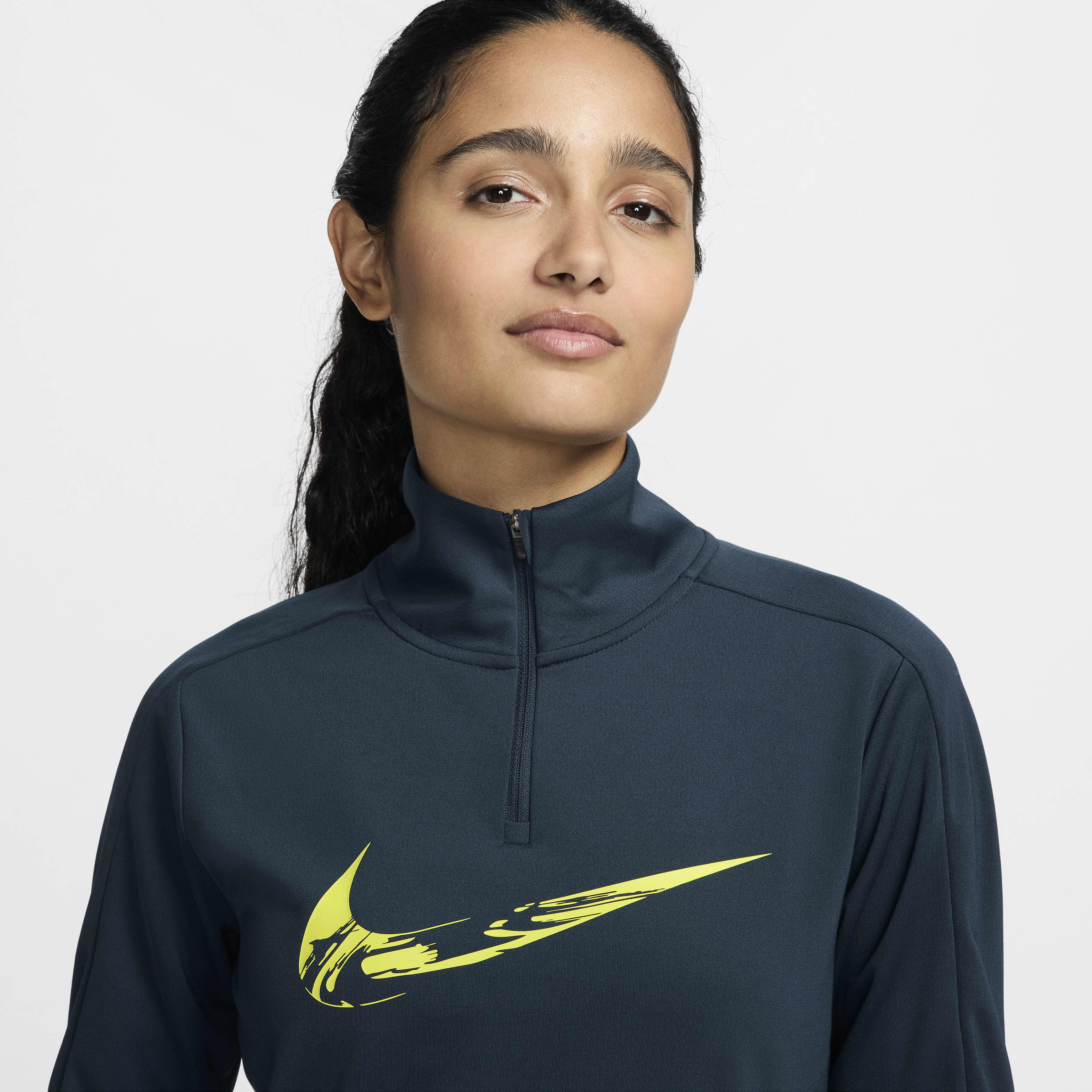 ★★Nike★★ Swoosh Dry Fit Quarter Zip Running Mid Layer W Nike Dri-FIT Swoosh Run 1/4-Zip Running Midlayer W