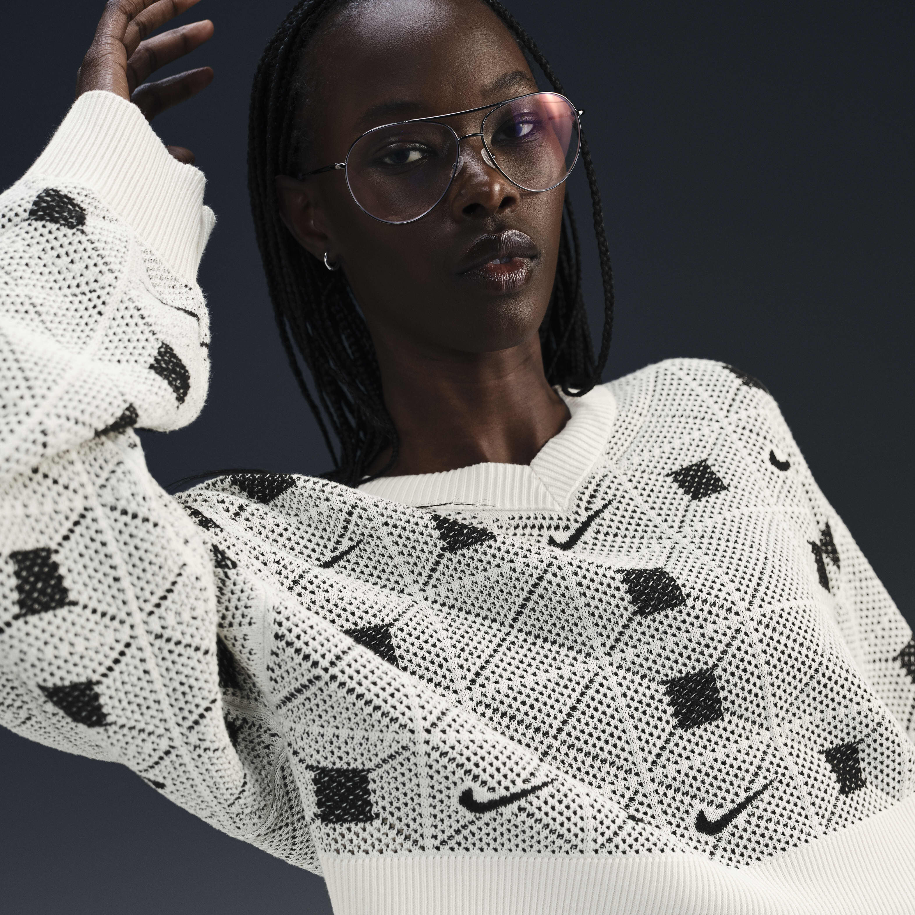 Buy Naomi Osaka Women's Engineered Knit Jumper - Pale Ivory