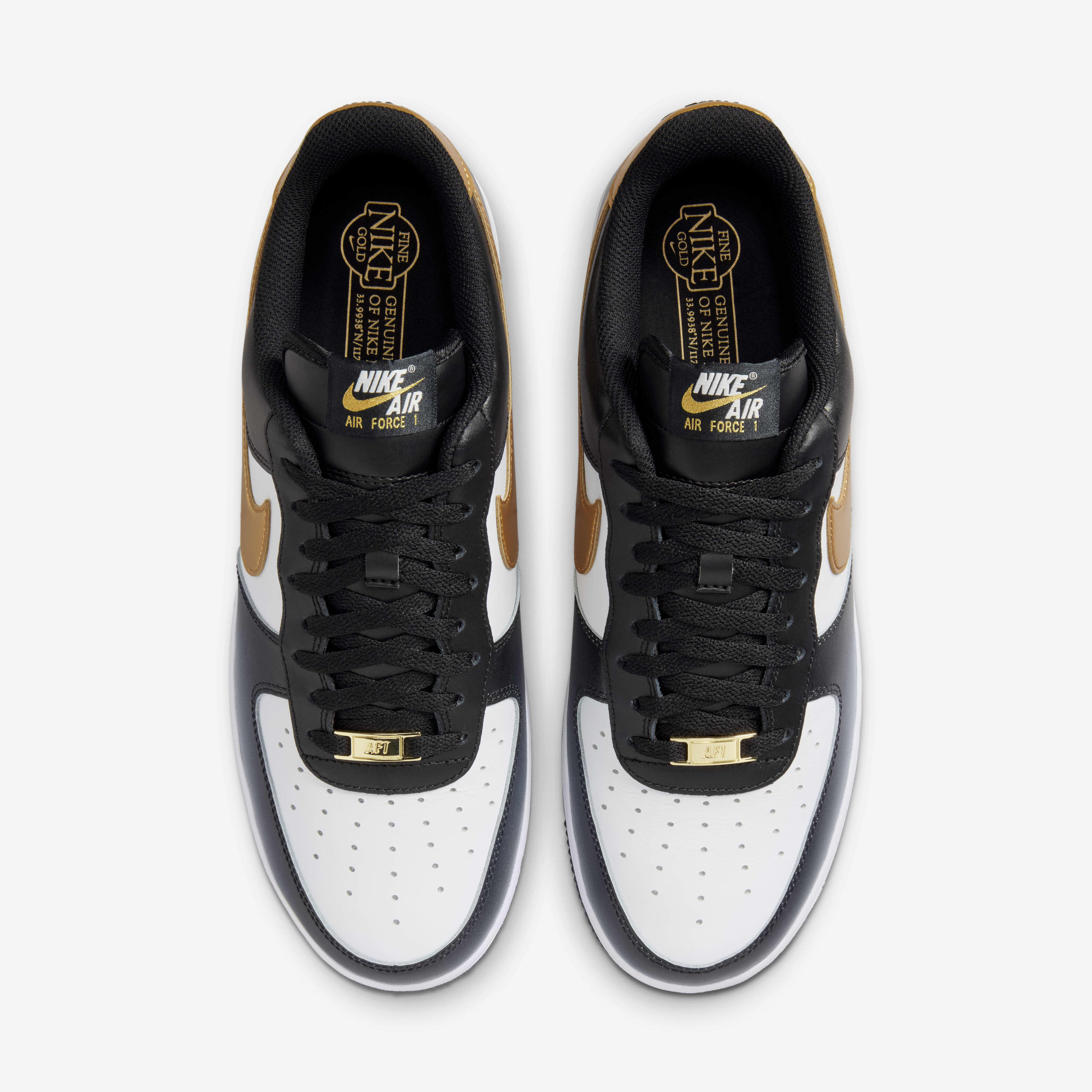 Nike air force 1 07 metallic gold clearance