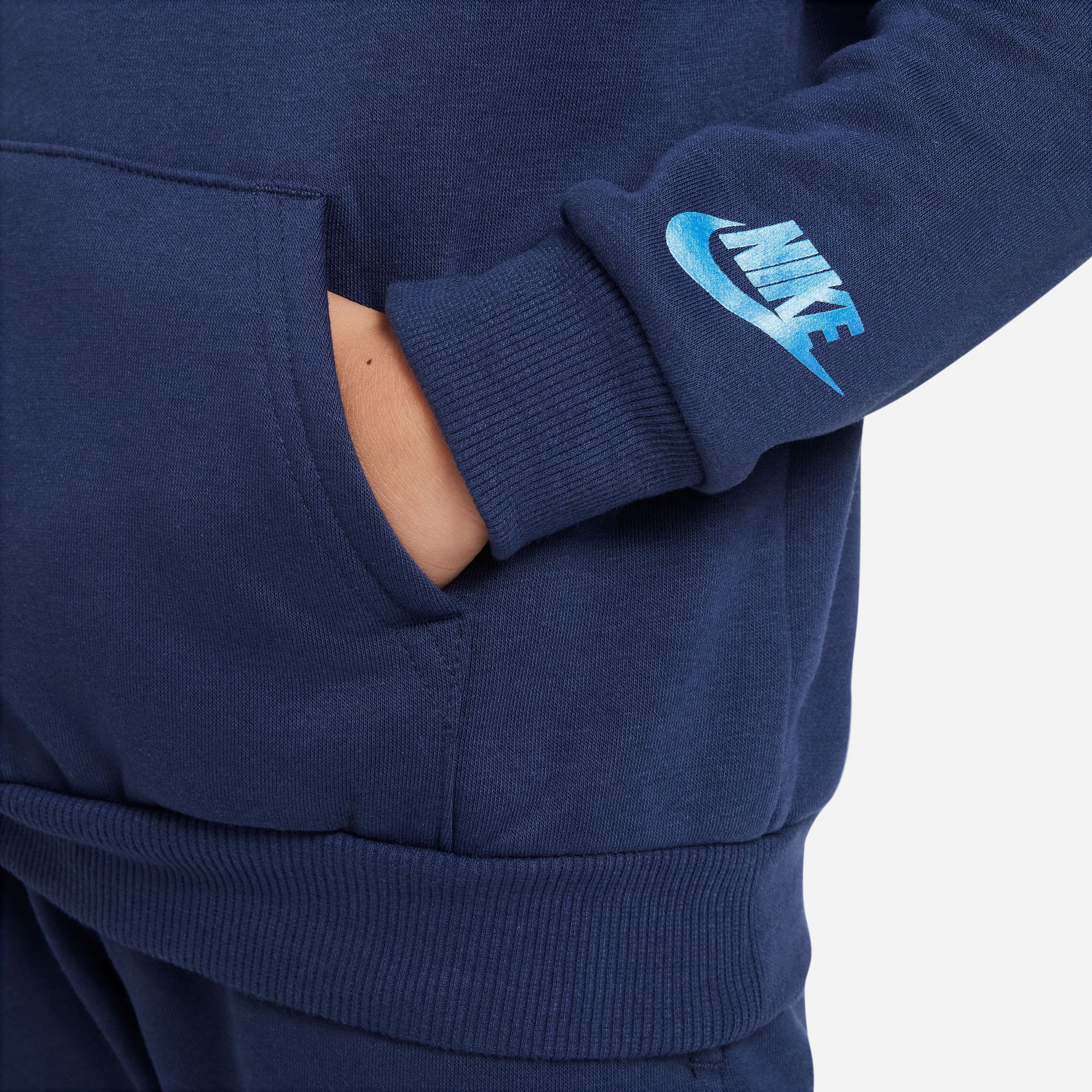 Nike Sportswear Nike Blue Foundation Hoodie Nike Foundation Crew
