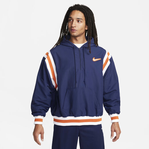 Hoodies & Sweatshirts-Nike, Nike Authentics, Men's Woven Lined 1/2-Zip Hoodie